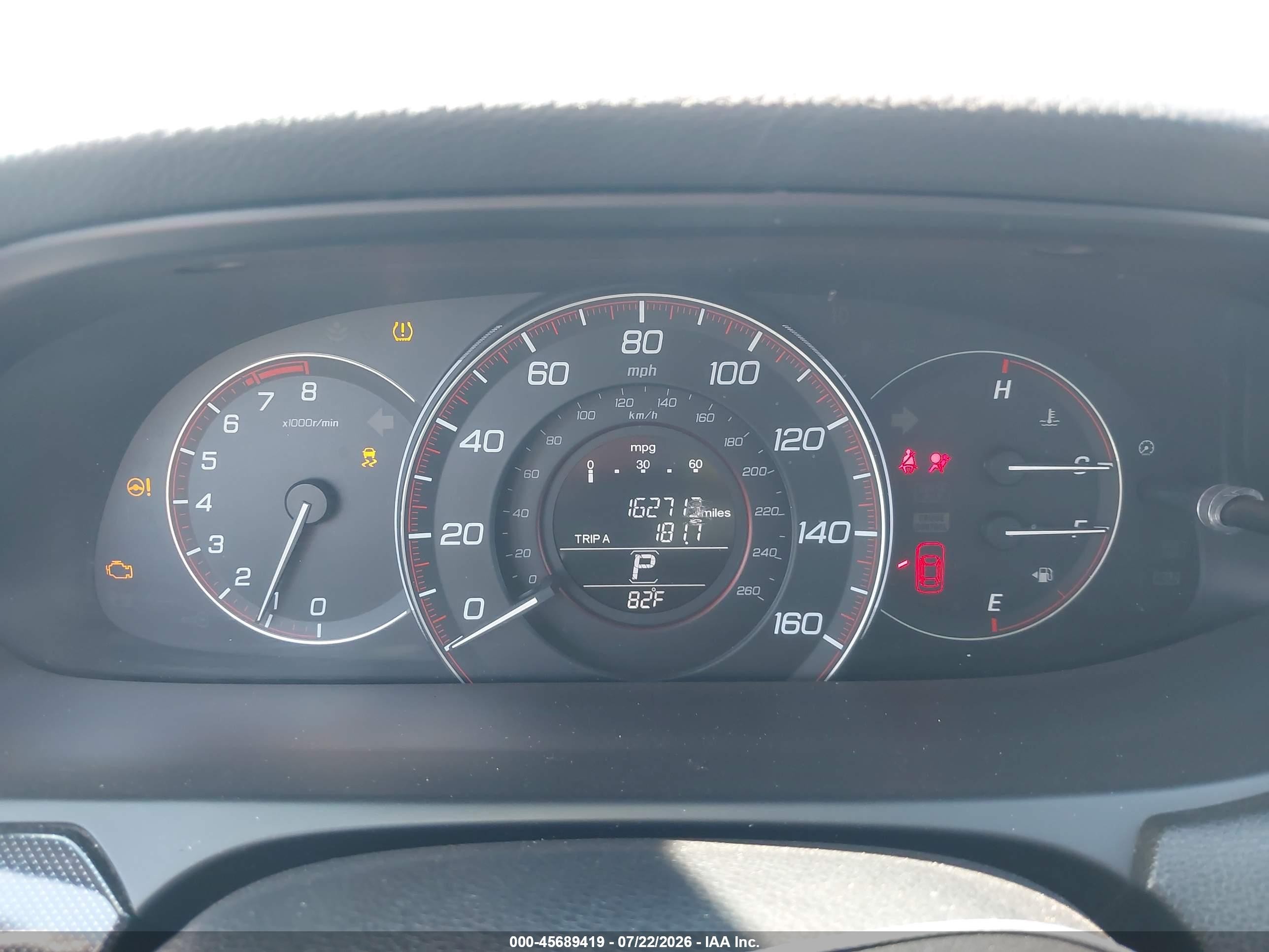 2014 Honda Accord Sport White vin: 1HGCR2F5XEA234375