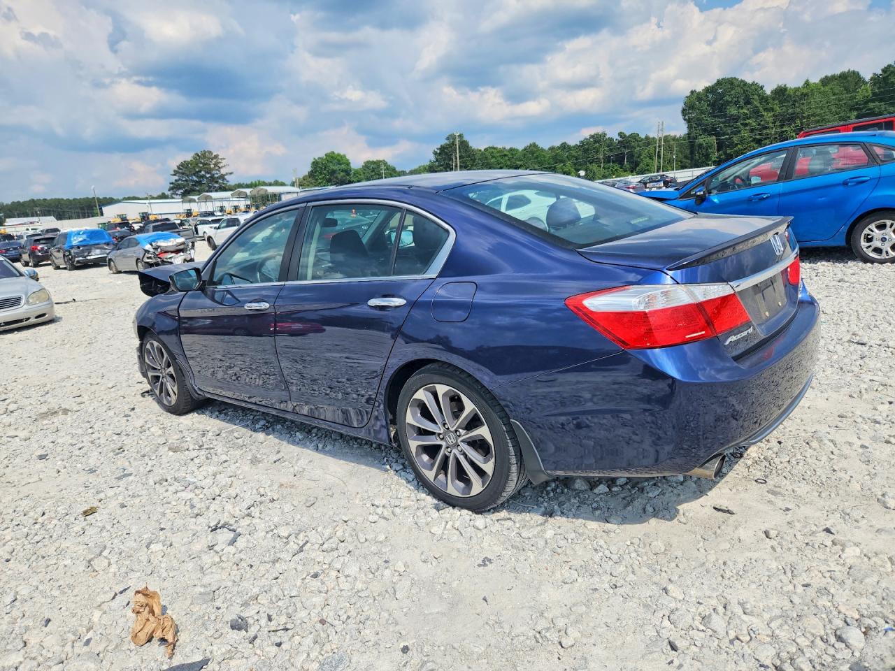 2014 Honda Accord Sport Blue vin: 1HGCR2F5XEA259681