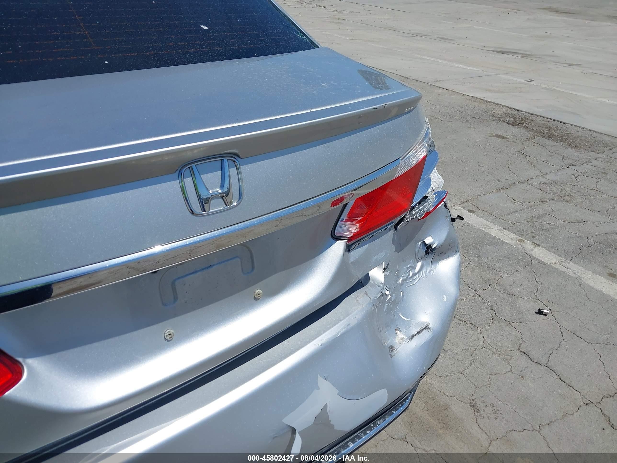 2015 Honda Accord Sport Silver vin: 1HGCR2F5XFA019726