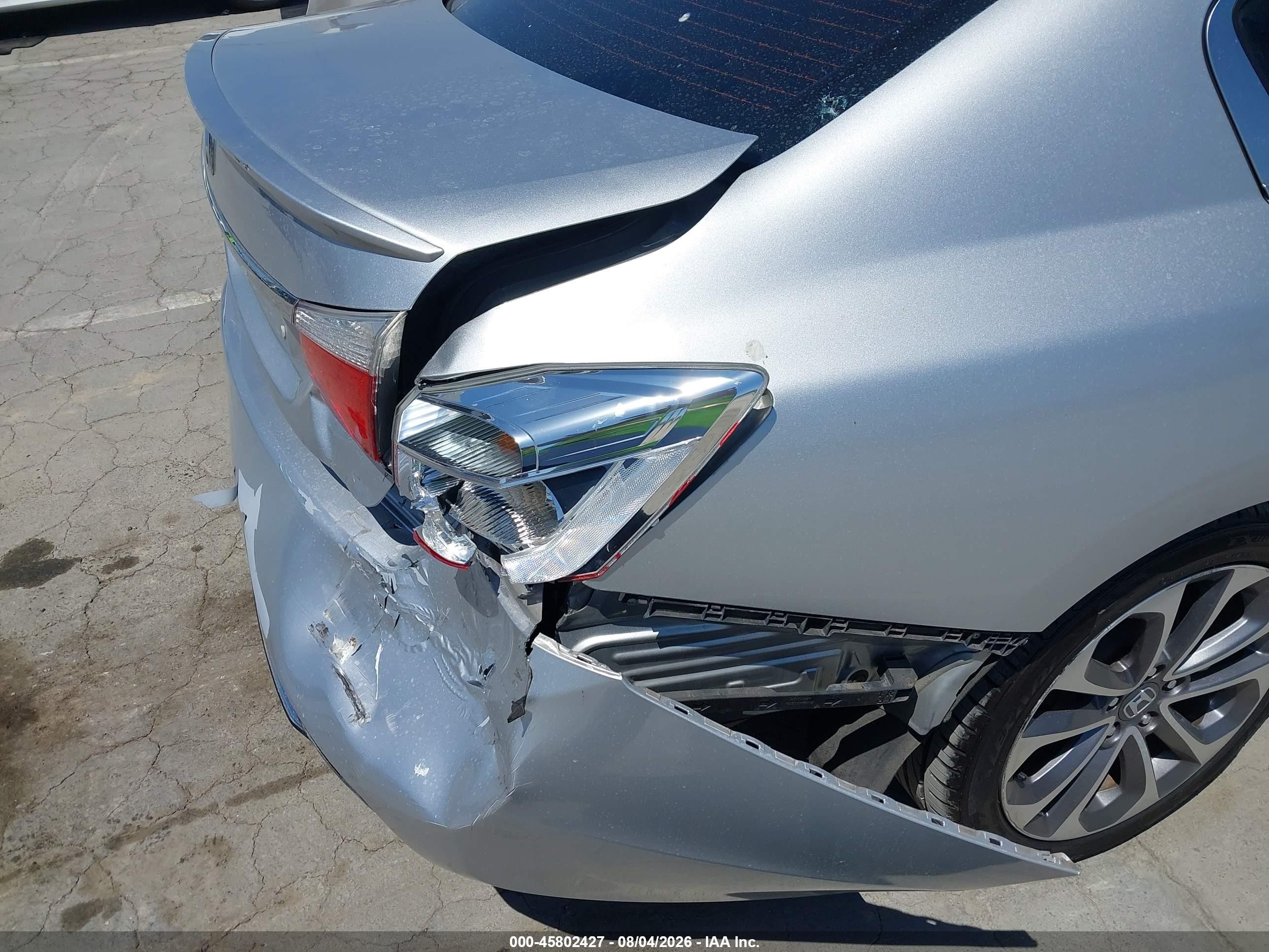 2015 Honda Accord Sport Silver vin: 1HGCR2F5XFA019726