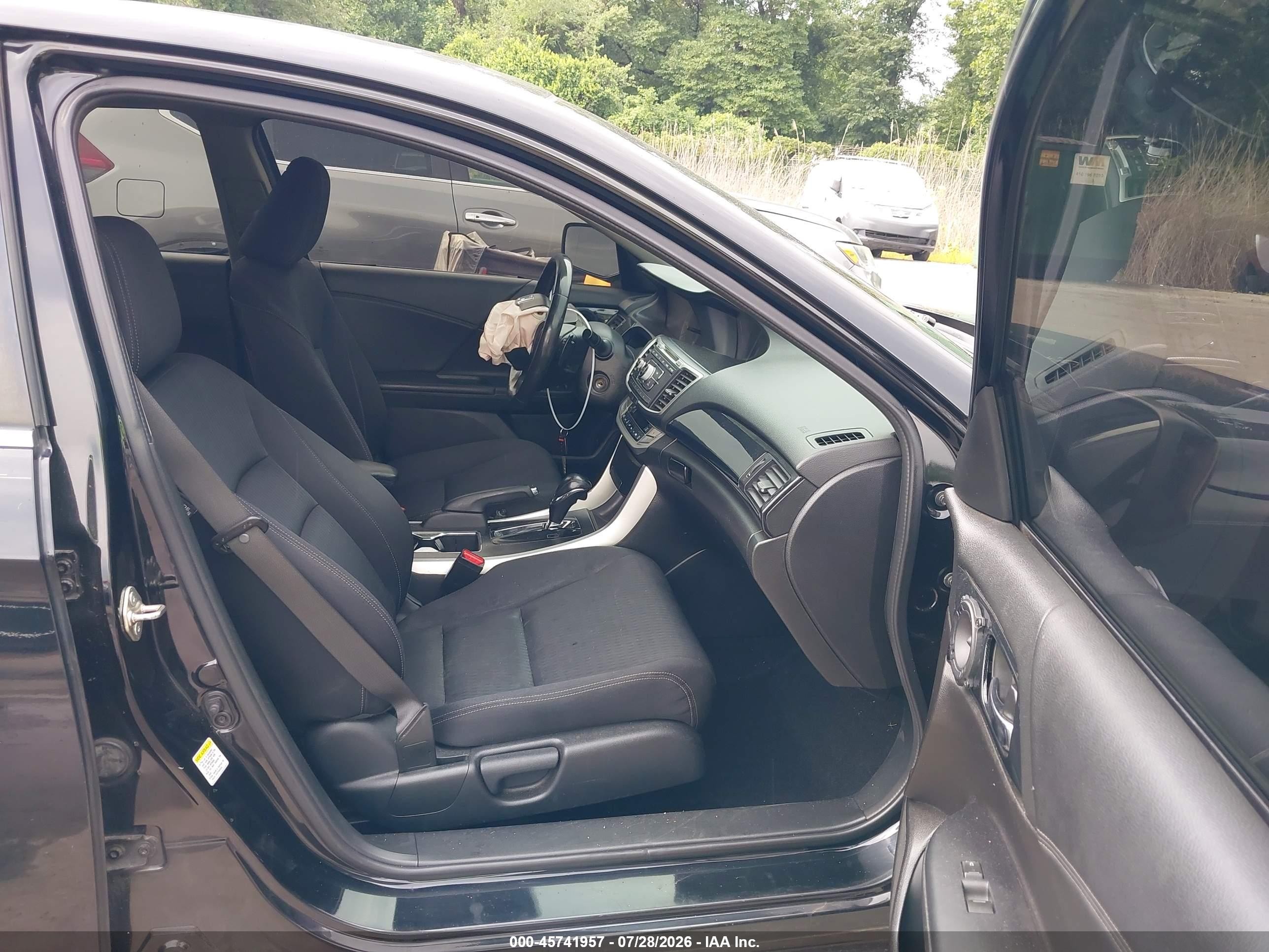 2015 Honda Accord Sport Black vin: 1HGCR2F5XFA049955