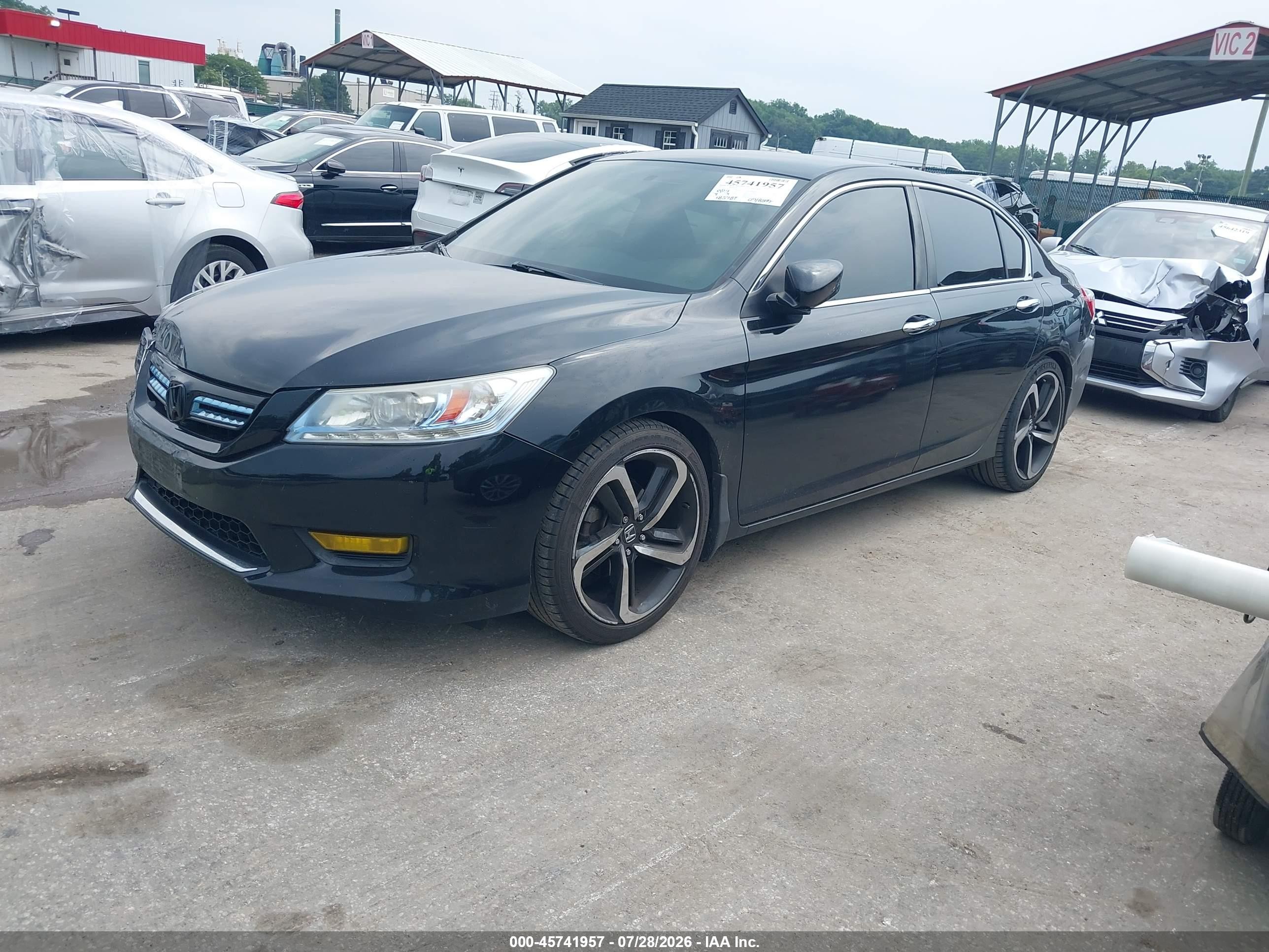 2015 Honda Accord Sport Black vin: 1HGCR2F5XFA049955