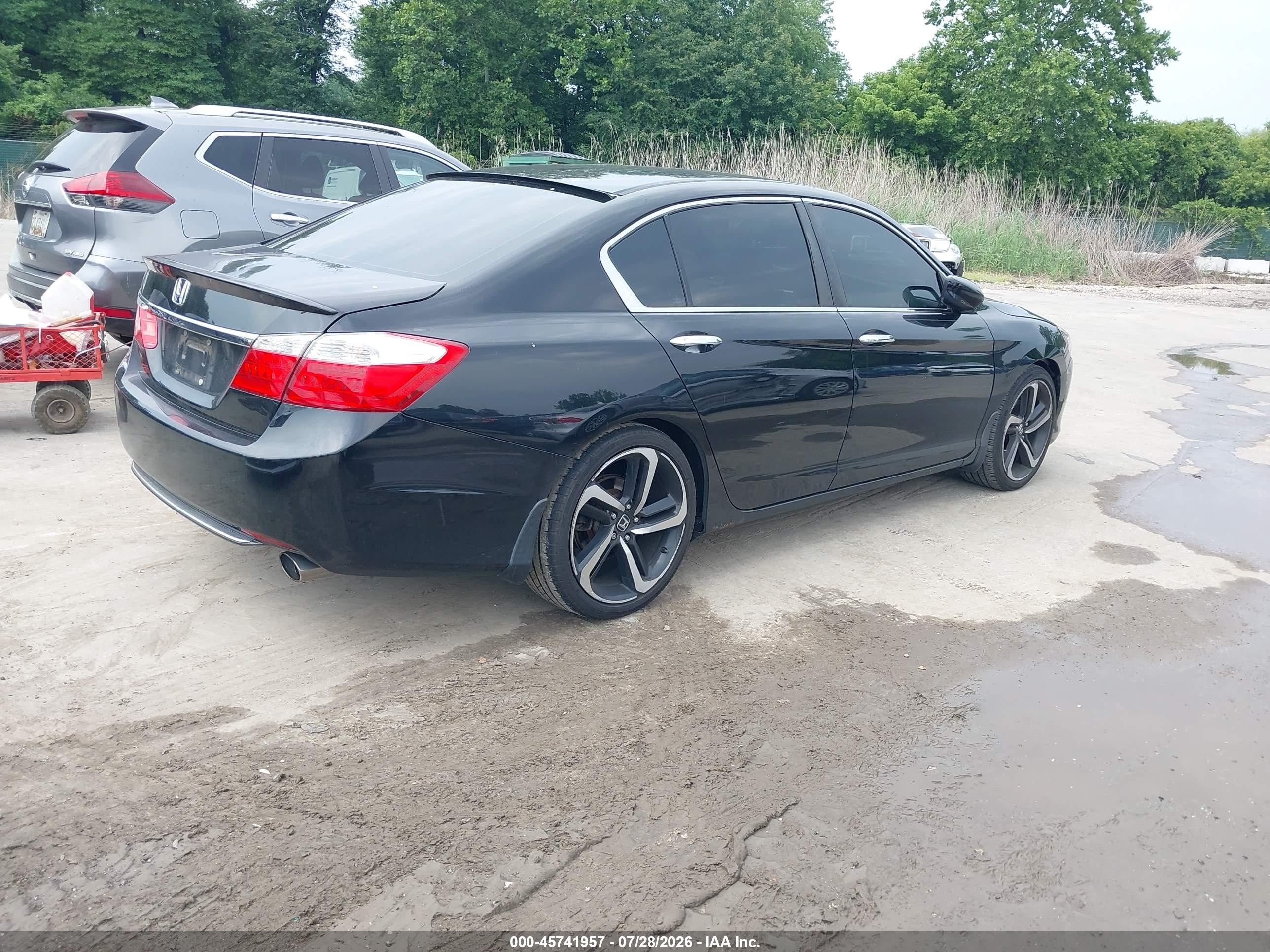 2015 Honda Accord Sport Black vin: 1HGCR2F5XFA049955