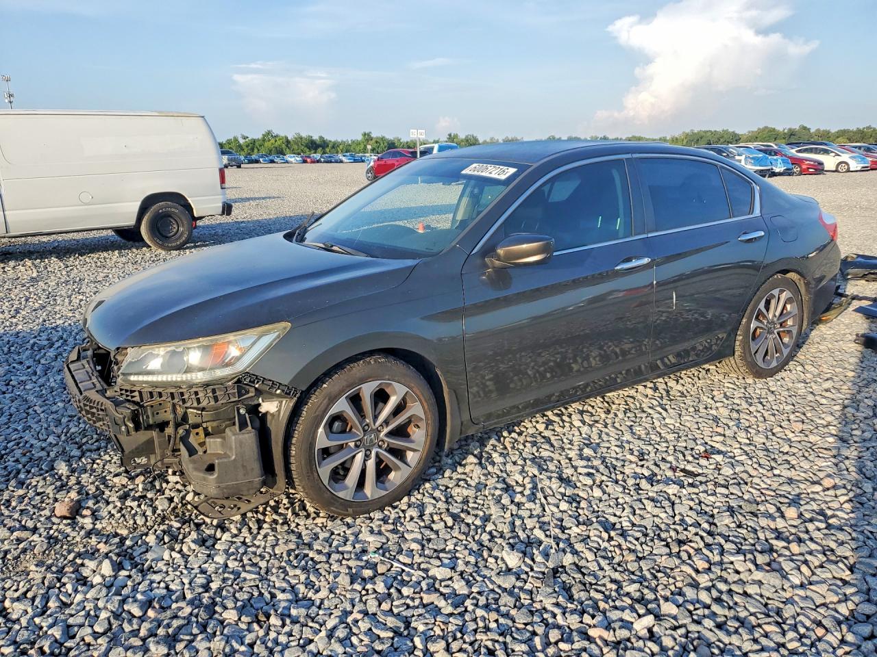 2015 Honda Accord Sport Gray vin: 1HGCR2F5XFA070644