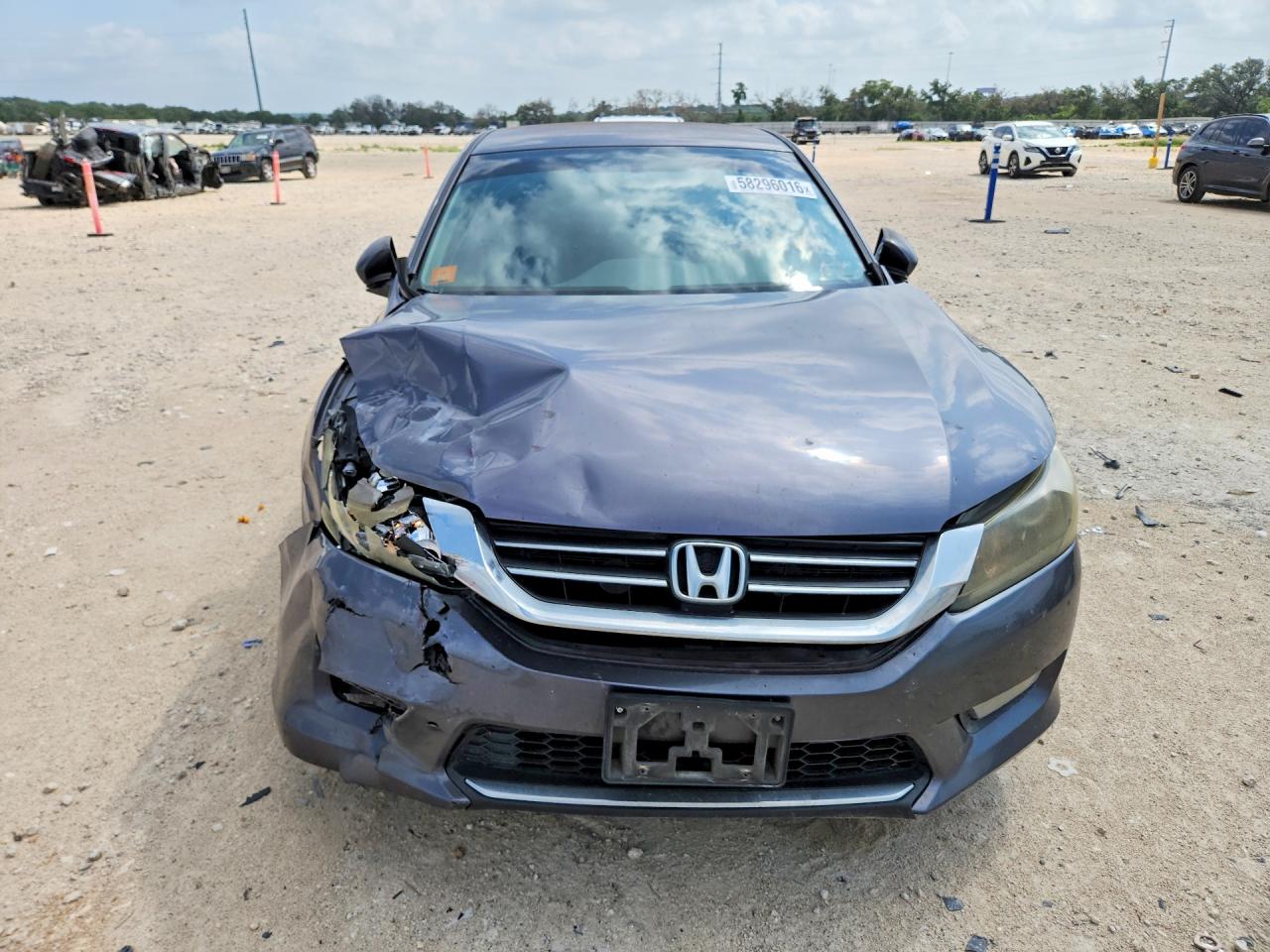 2015 Honda Accord Sport Gray vin: 1HGCR2F5XFA121267