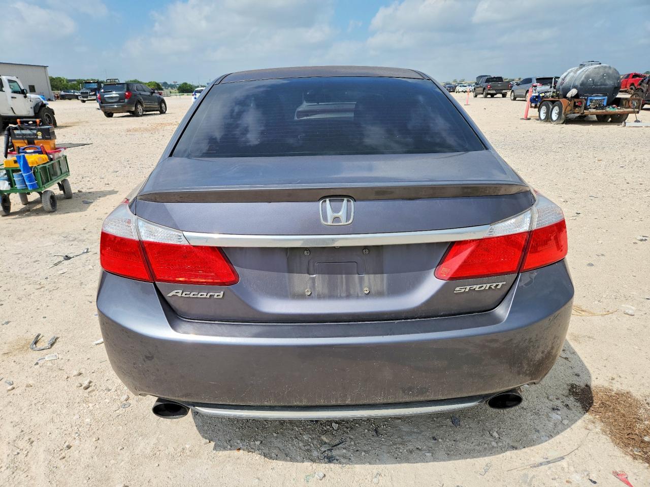 2015 Honda Accord Sport Gray vin: 1HGCR2F5XFA121267