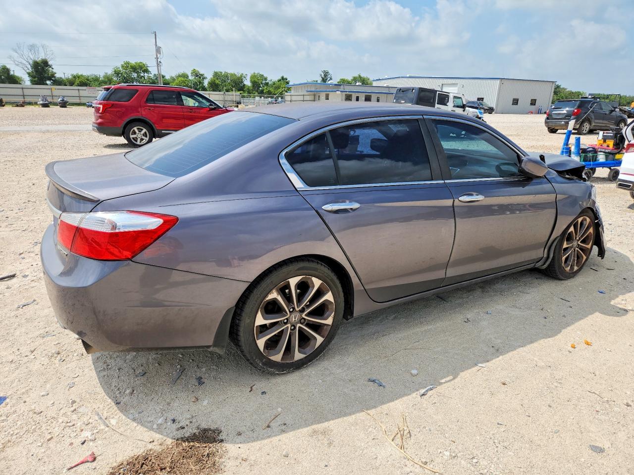 2015 Honda Accord Sport Gray vin: 1HGCR2F5XFA121267