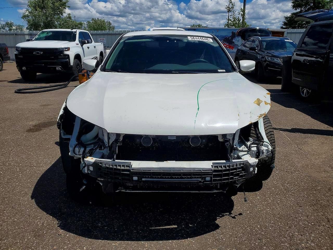 2015 Honda Accord Sport White vin: 1HGCR2F5XFA137680