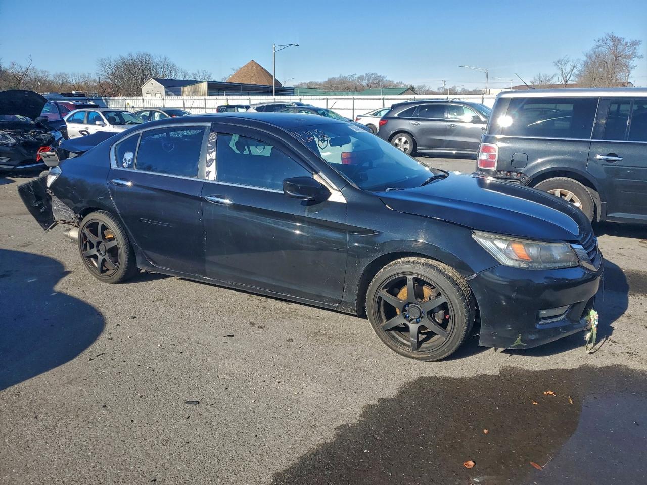 2015 Honda Accord Sport Black vin: 1HGCR2F5XFA139932