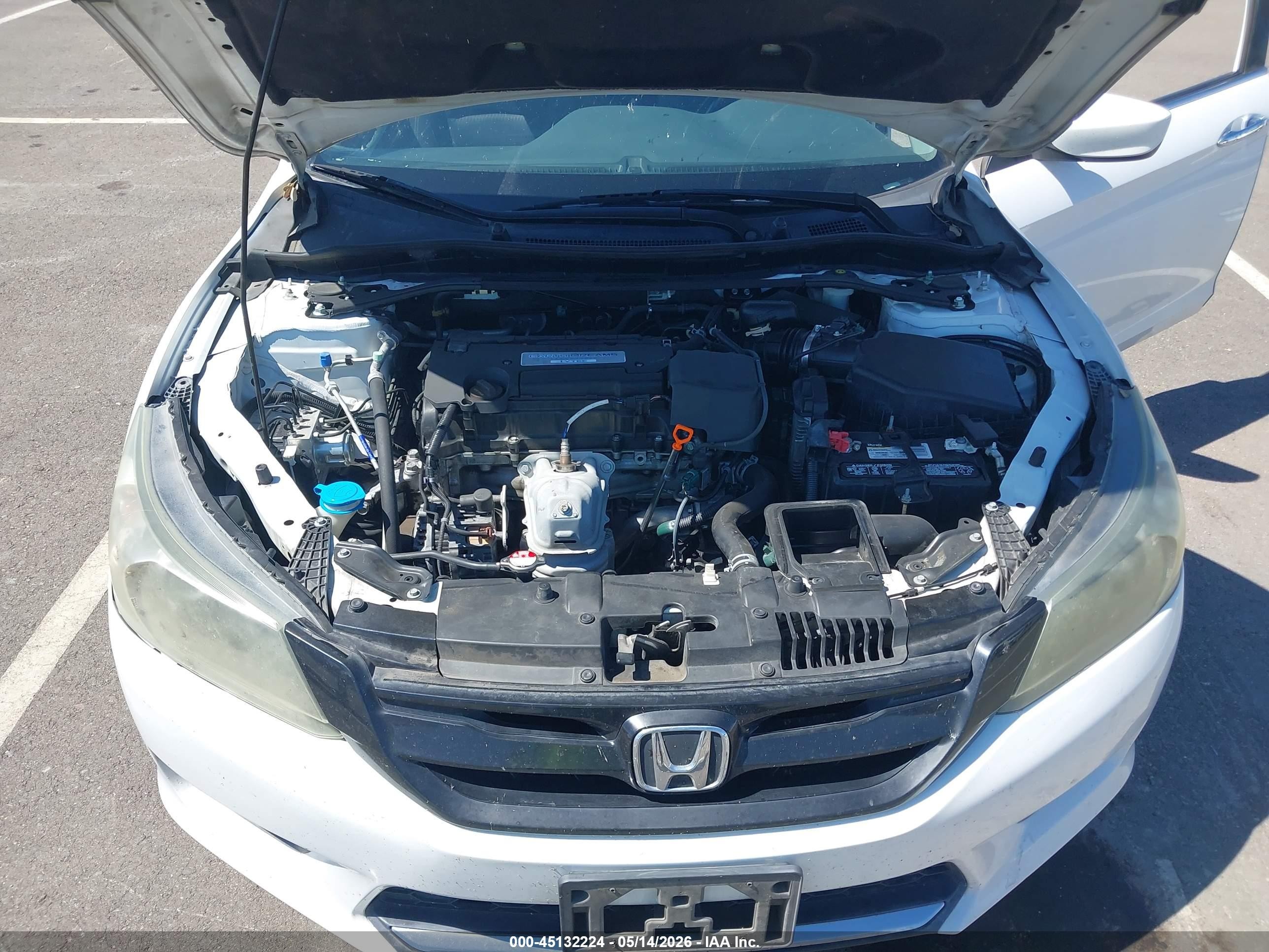2015 Honda Accord Sport White vin: 1HGCR2F5XFA145052