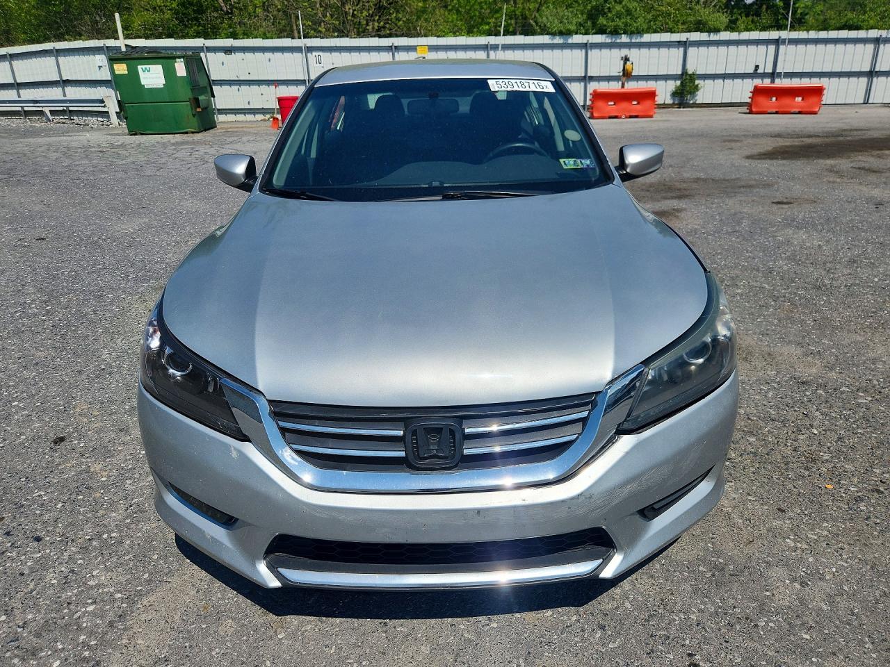 2015 Honda Accord Sport Silver vin: 1HGCR2F5XFA145147