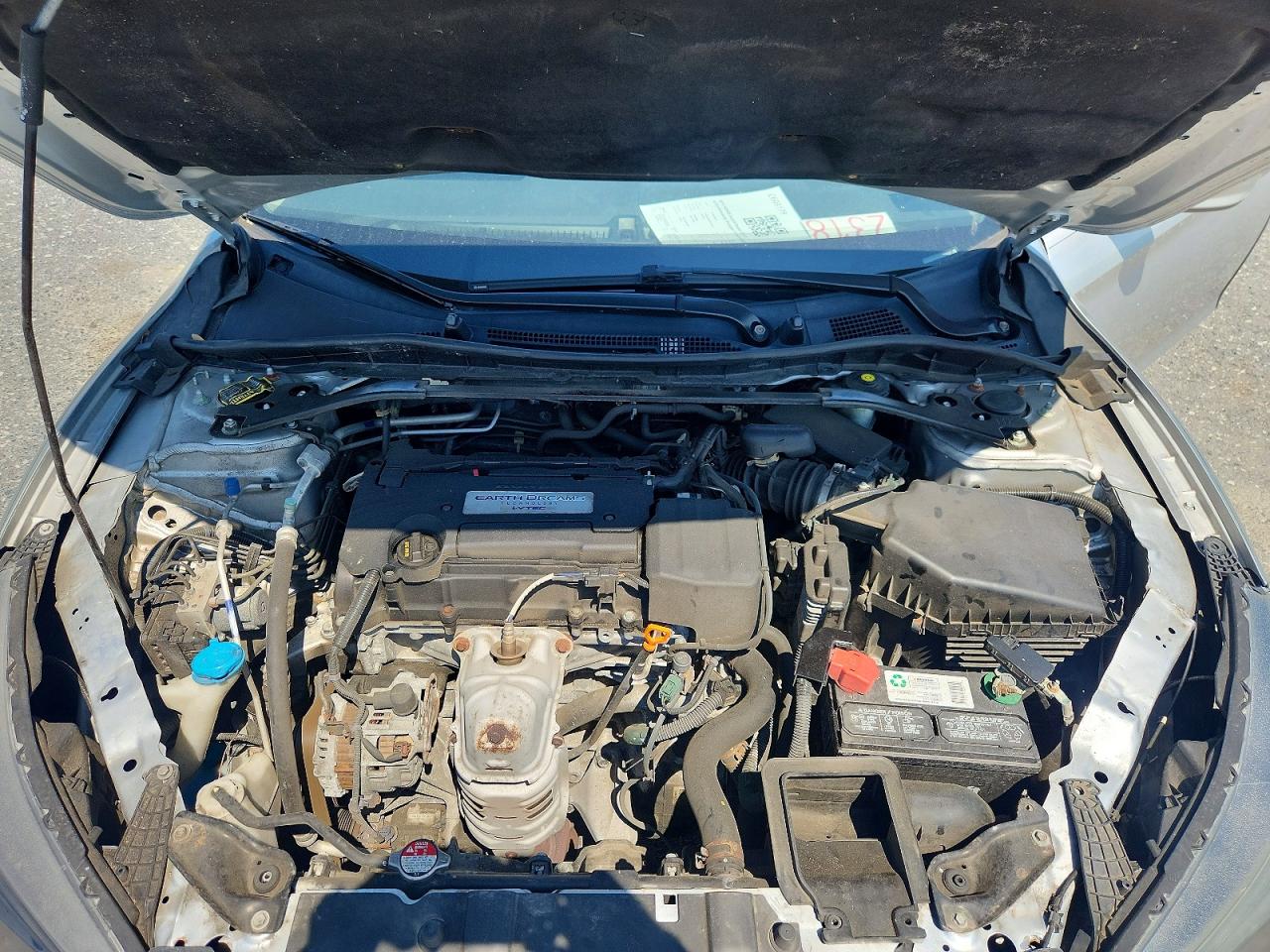 2015 Honda Accord Sport Silver vin: 1HGCR2F5XFA145147