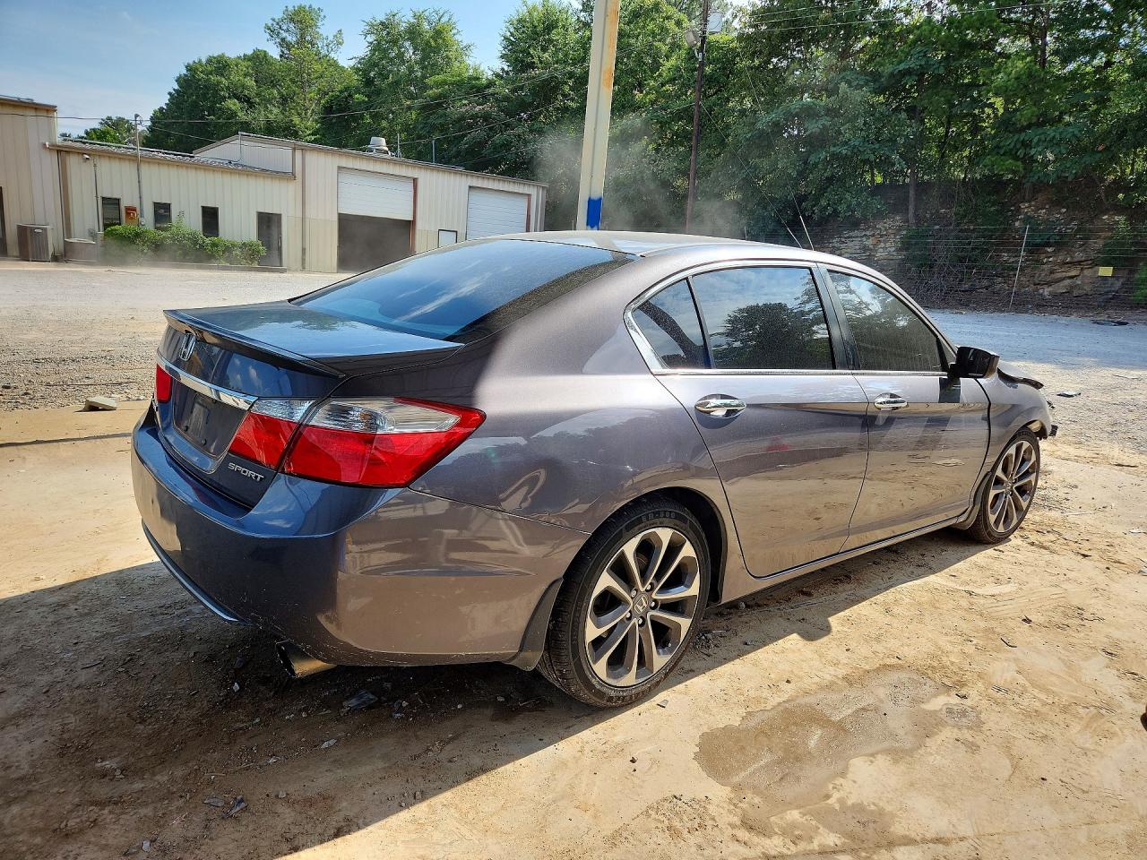 2015 Honda Accord Sport Gray vin: 1HGCR2F5XFA164331