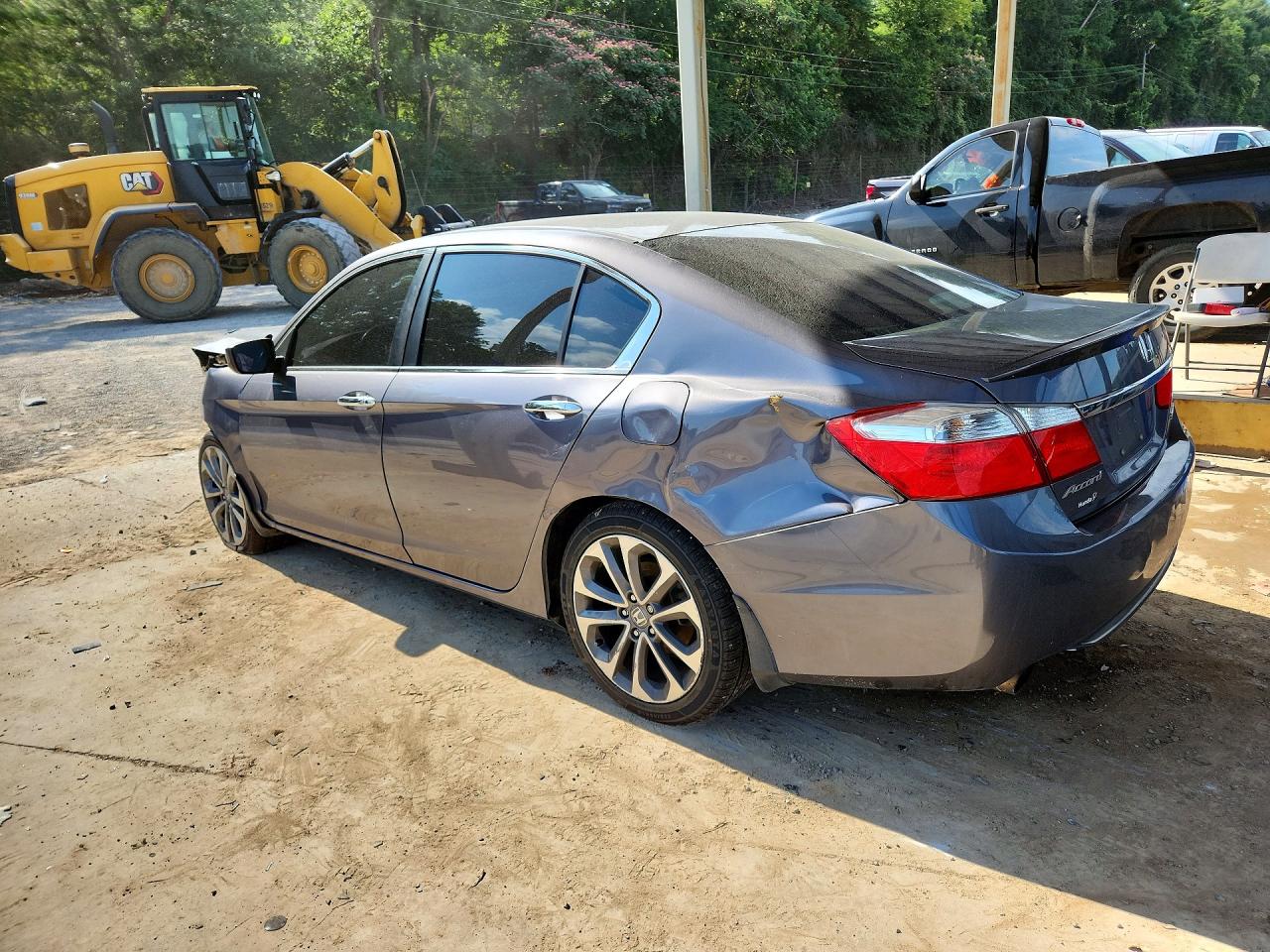 2015 Honda Accord Sport Gray vin: 1HGCR2F5XFA164331