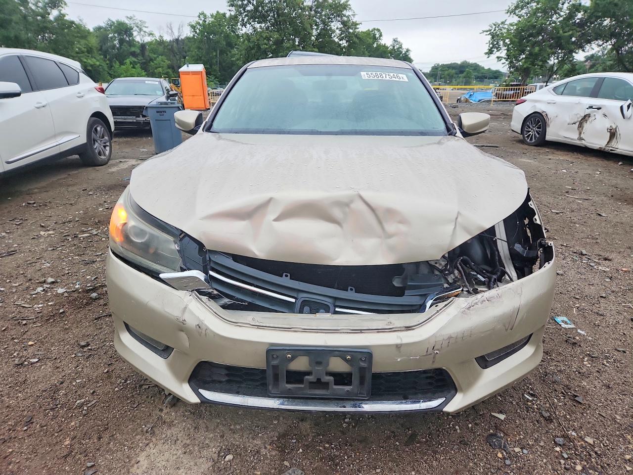 2015 Honda Accord Sport Желто-коричневый vin: 1HGCR2F5XFA180772