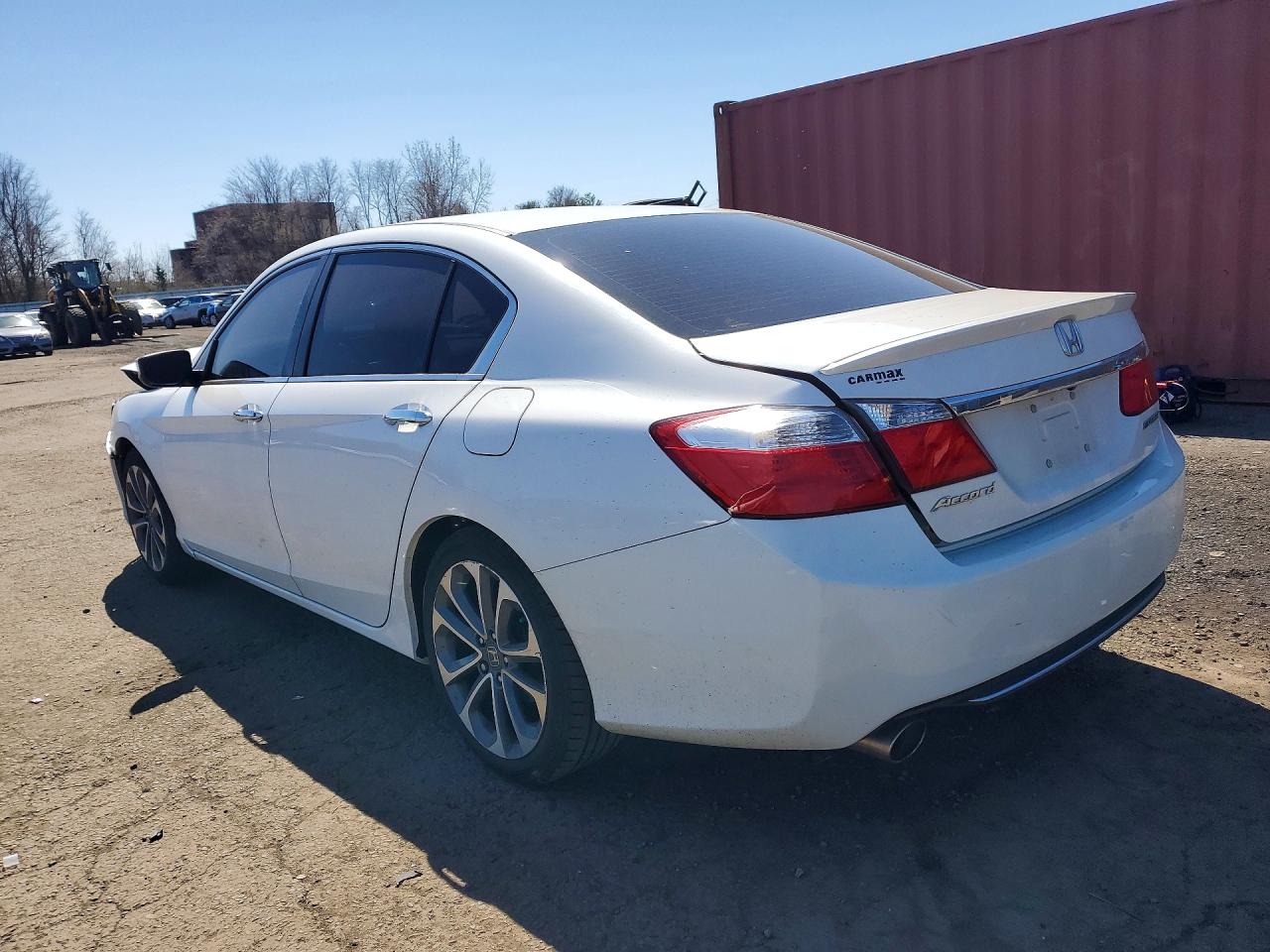 2015 Honda Accord Sport White vin: 1HGCR2F5XFA209204