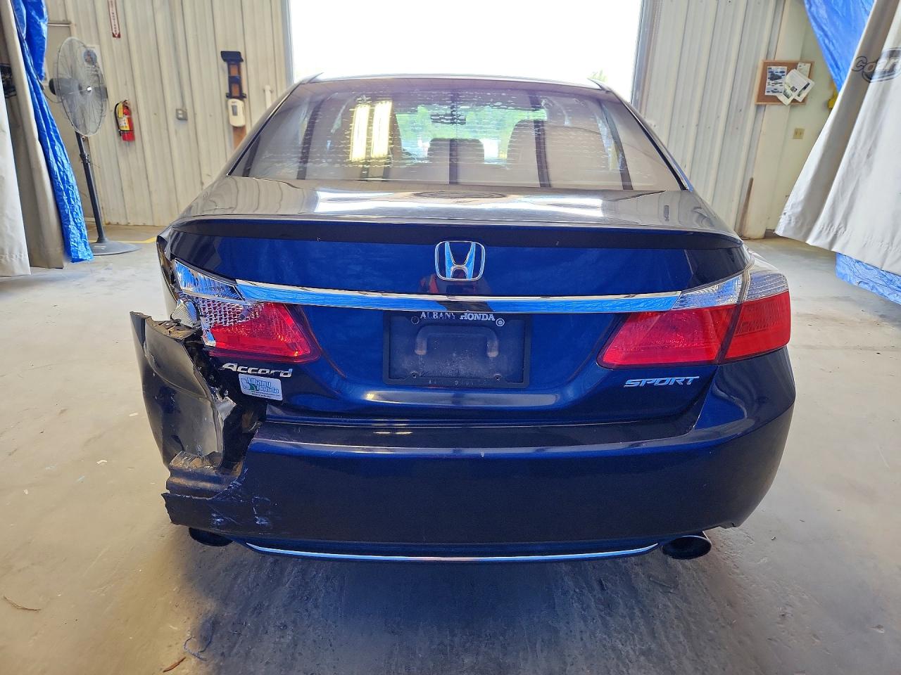 2015 Honda Accord Sport Blue vin: 1HGCR2F5XFA217898
