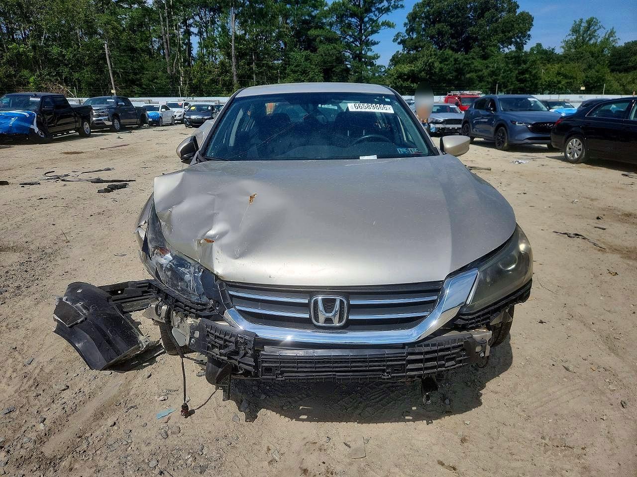 2015 Honda Accord Sport Beige vin: 1HGCR2F5XFA234930