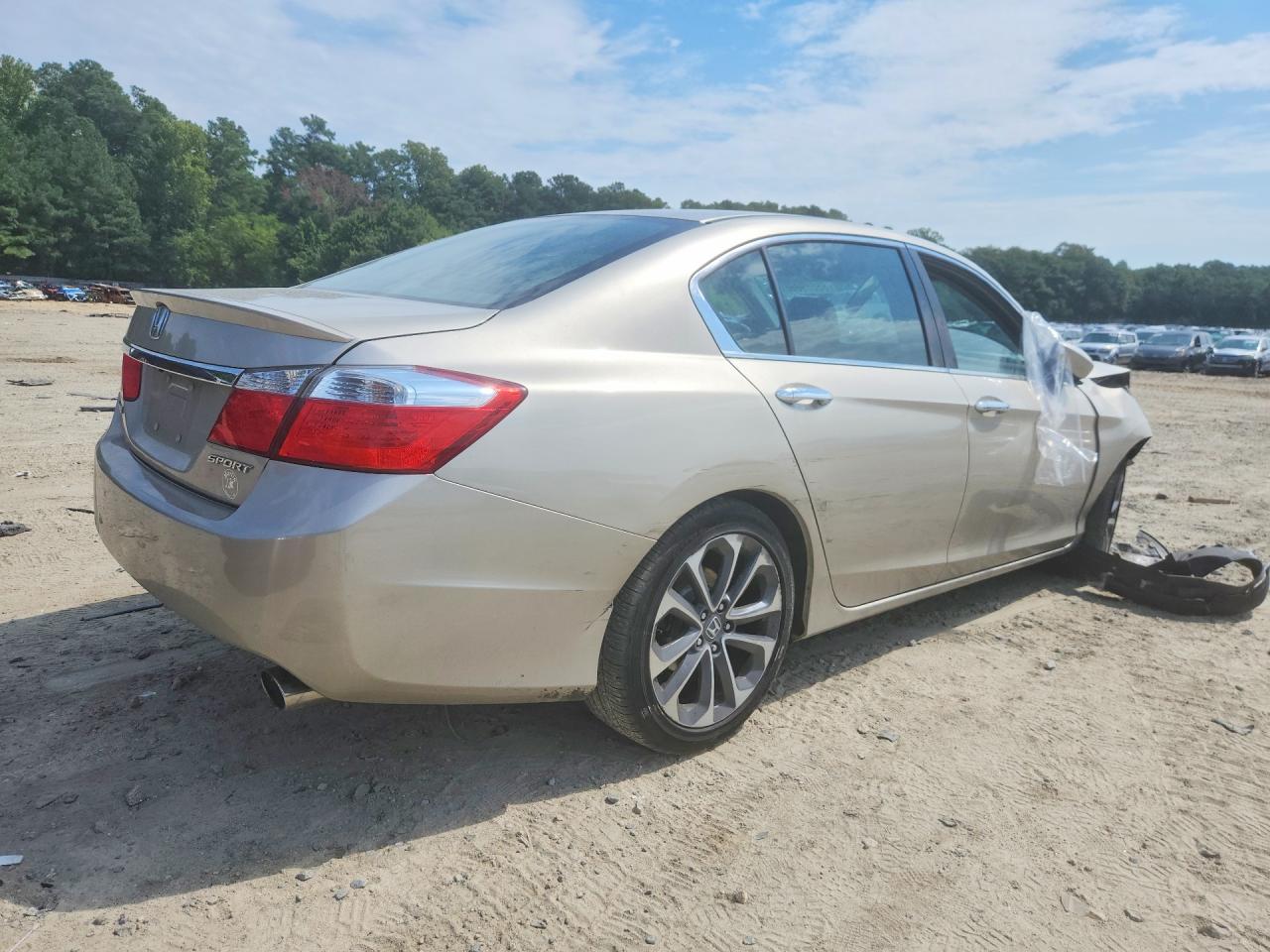 2015 Honda Accord Sport Beige vin: 1HGCR2F5XFA234930