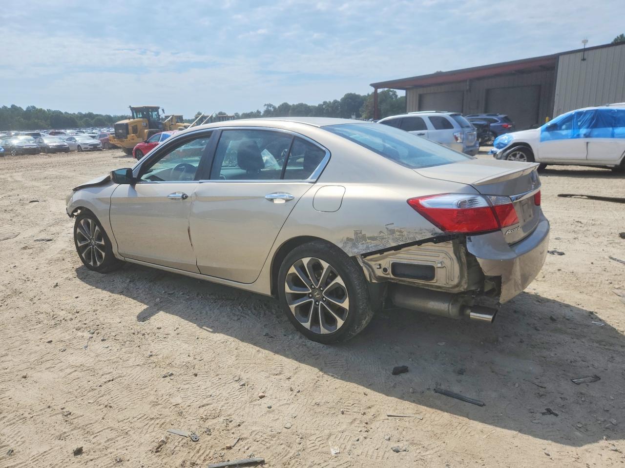 2015 Honda Accord Sport Beige vin: 1HGCR2F5XFA234930