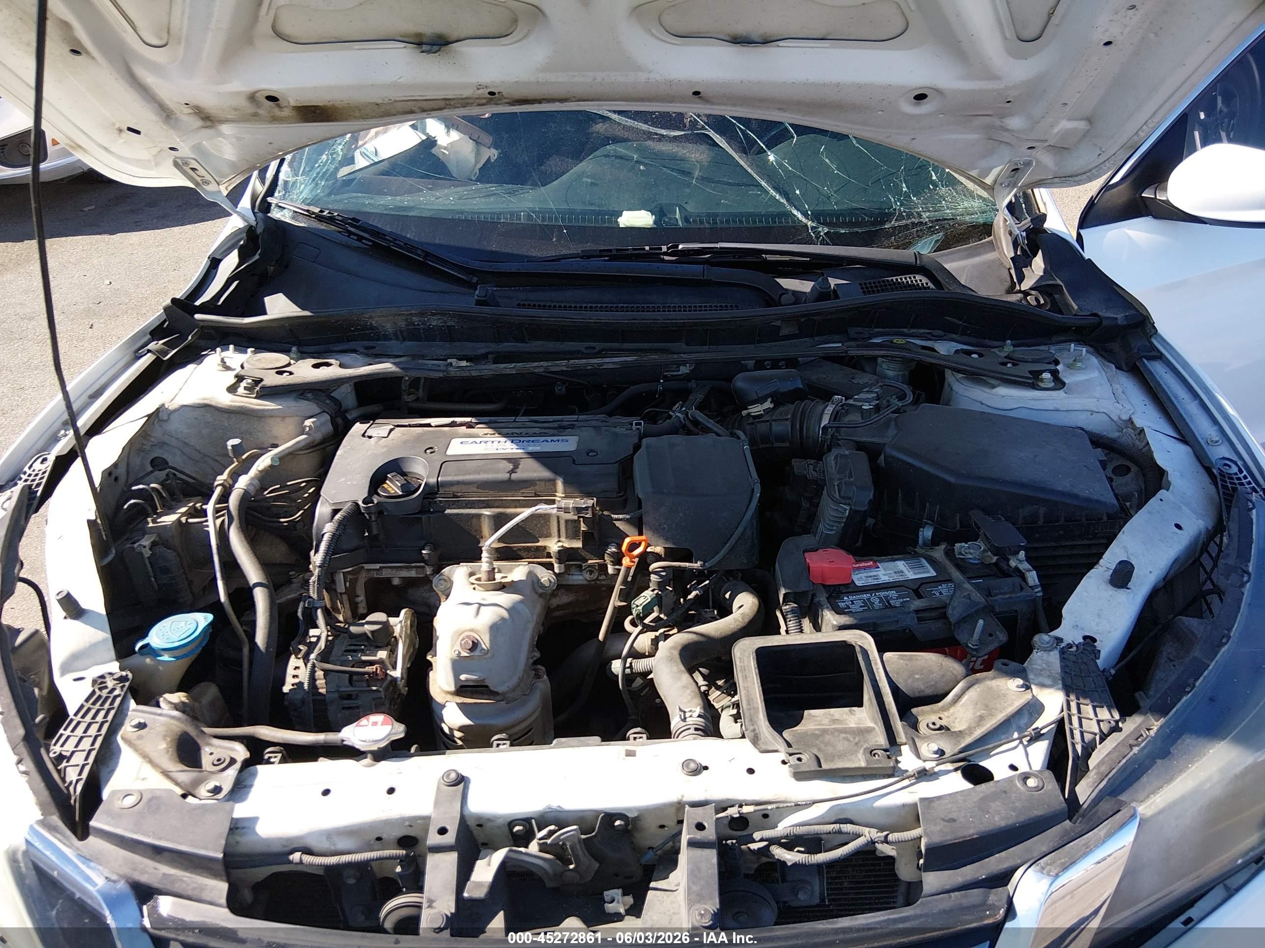 2015 Honda Accord Sport White vin: 1HGCR2F5XFA263568