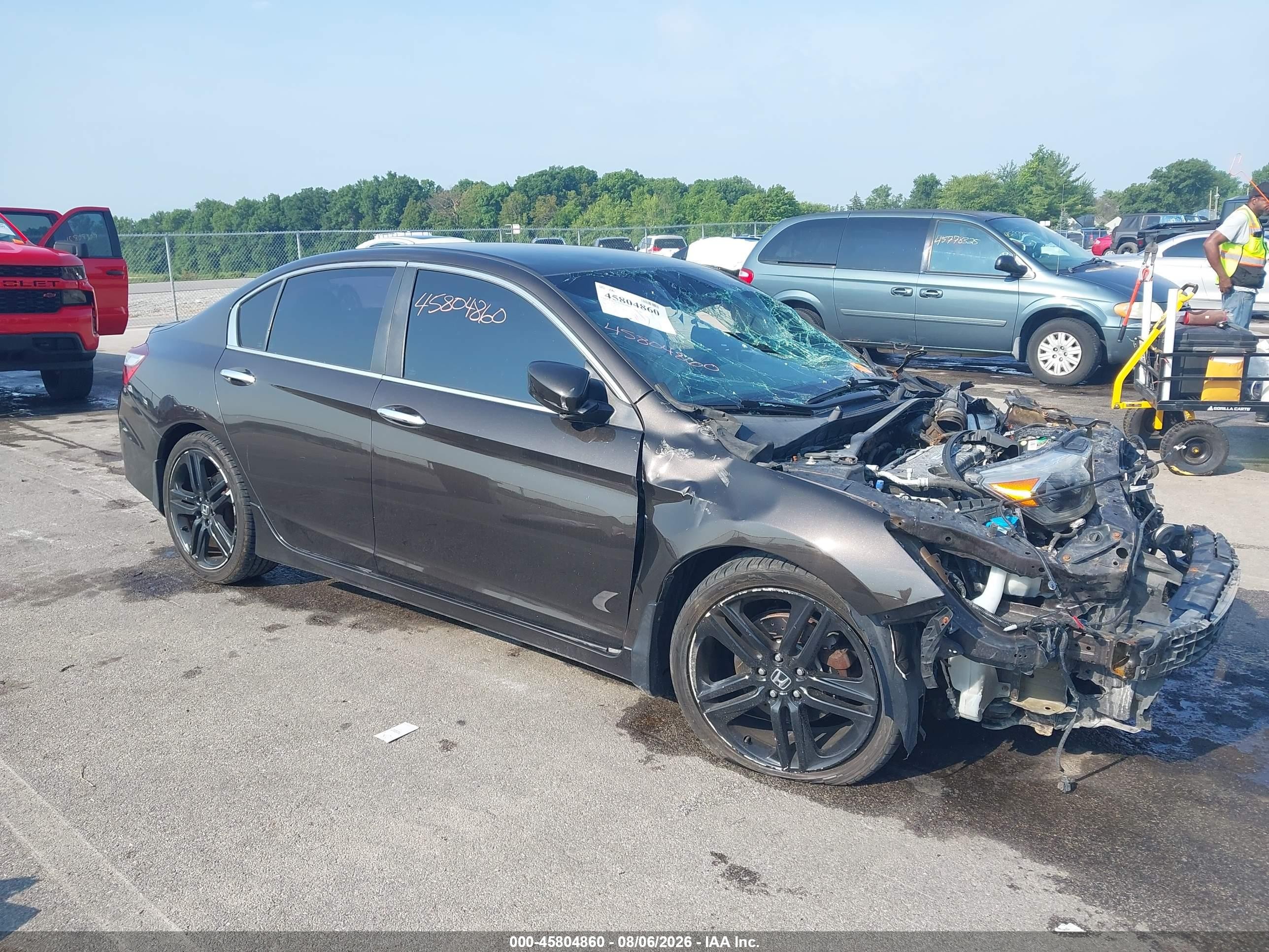 2016 Honda Accord Sport Brown vin: 1HGCR2F5XGA177937