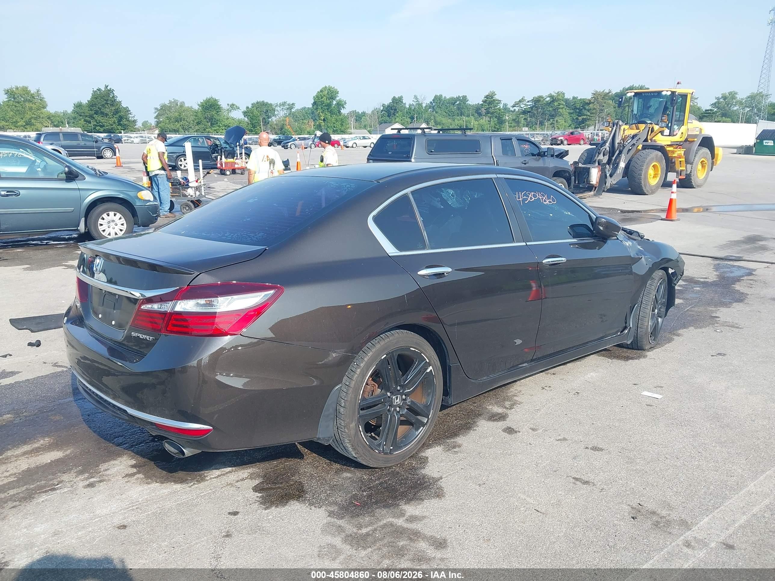 2016 Honda Accord Sport Brown vin: 1HGCR2F5XGA177937