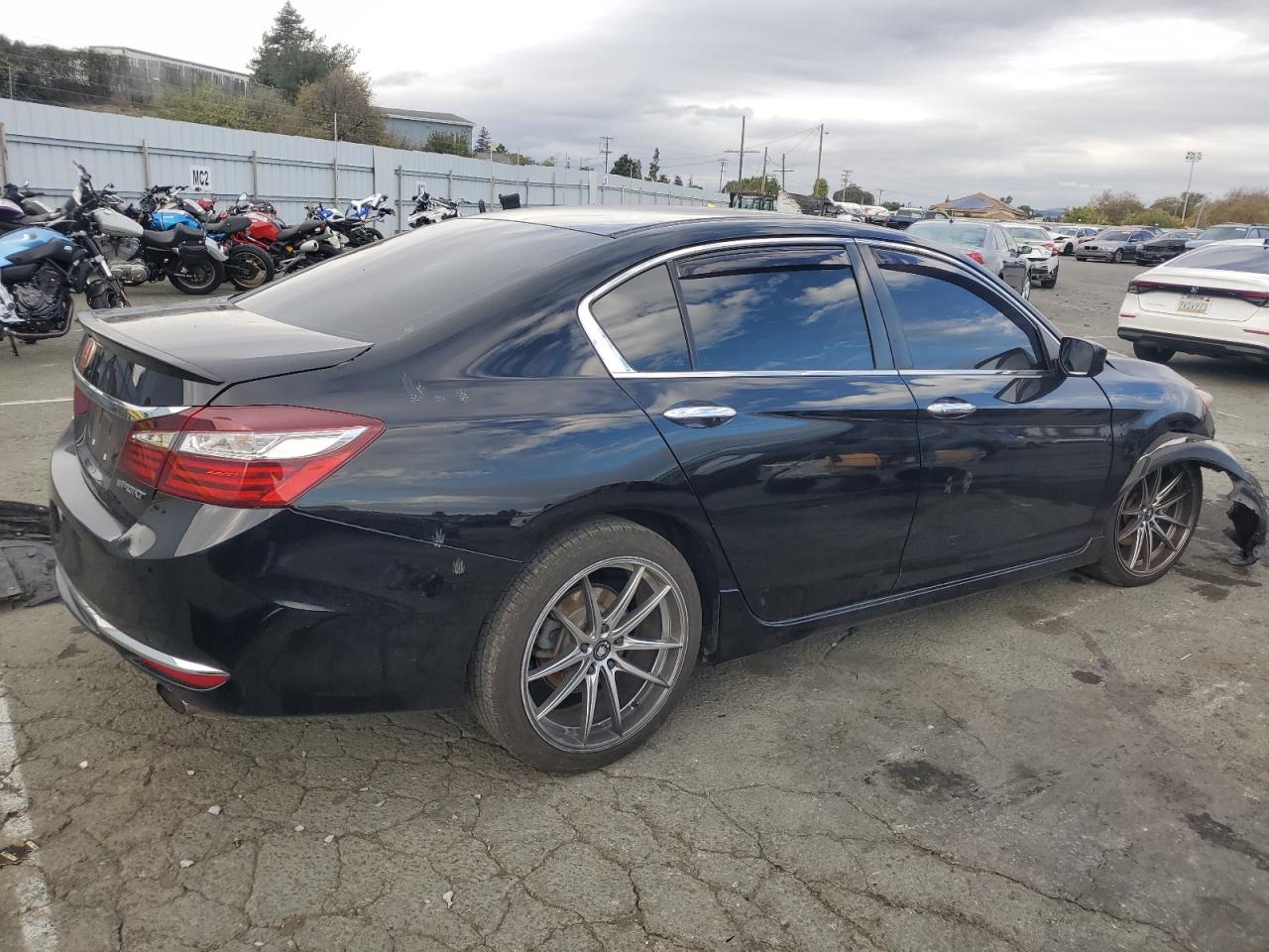 2017 Honda Accord Sport Black vin: 1HGCR2F5XHA227463
