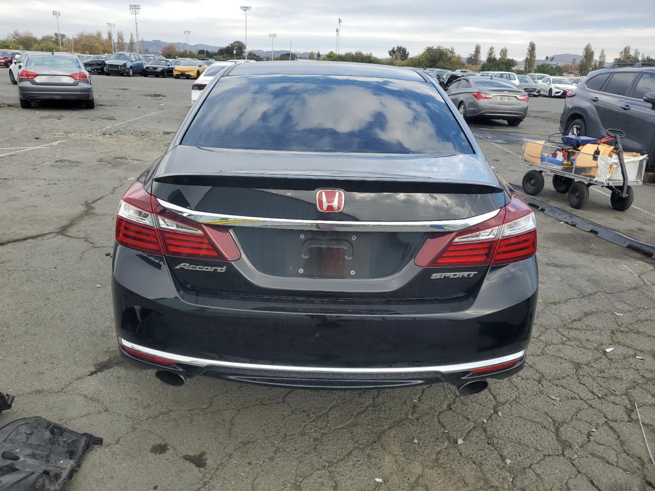 2017 Honda Accord Sport Black vin: 1HGCR2F5XHA227463
