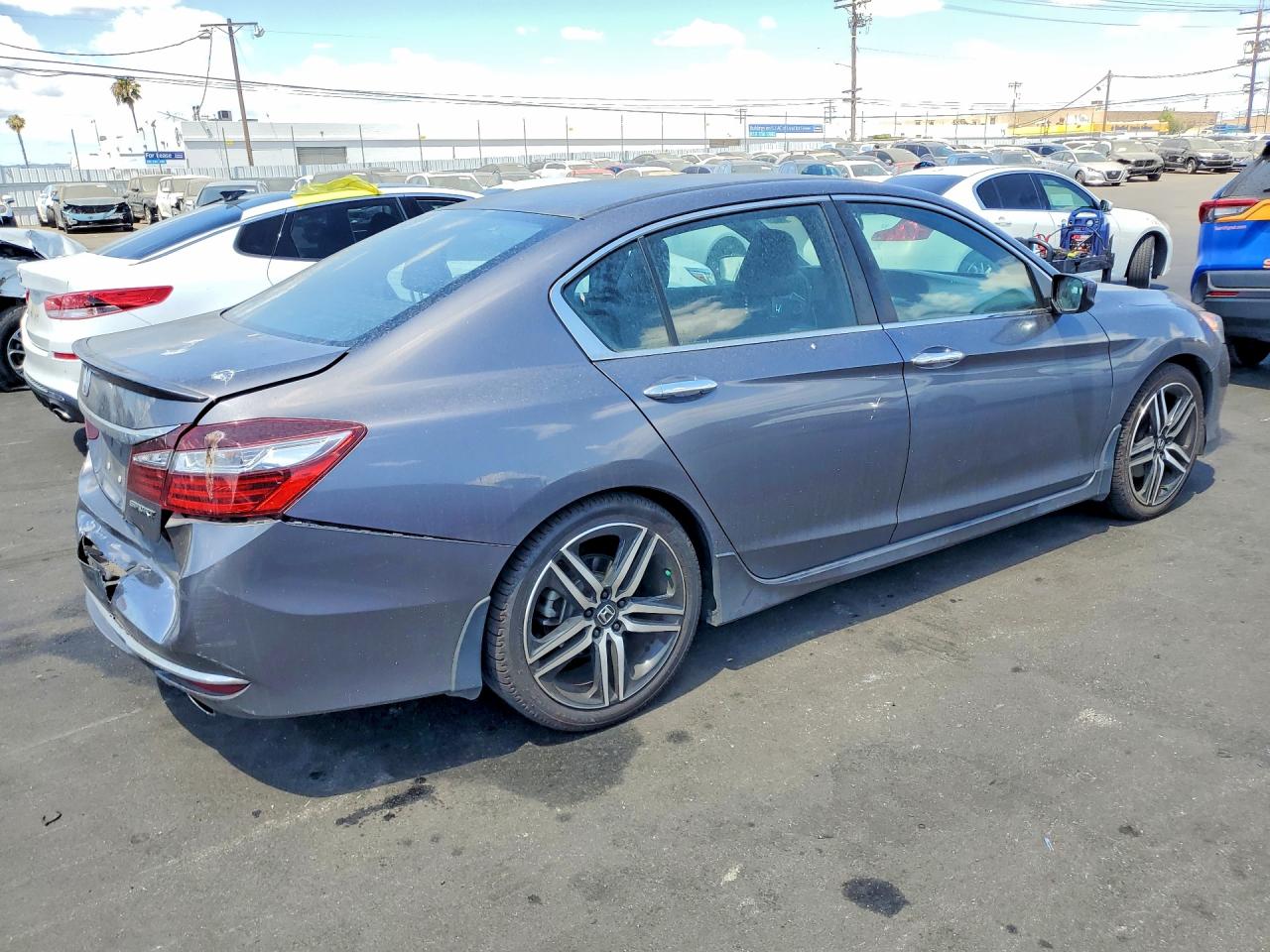 2017 Honda Accord Sport Gray vin: 1HGCR2F5XHA248488