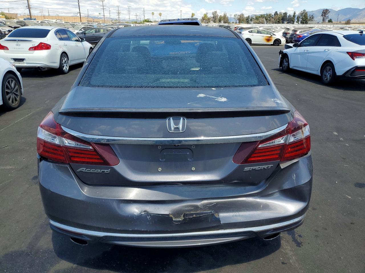 2017 Honda Accord Sport Gray vin: 1HGCR2F5XHA248488
