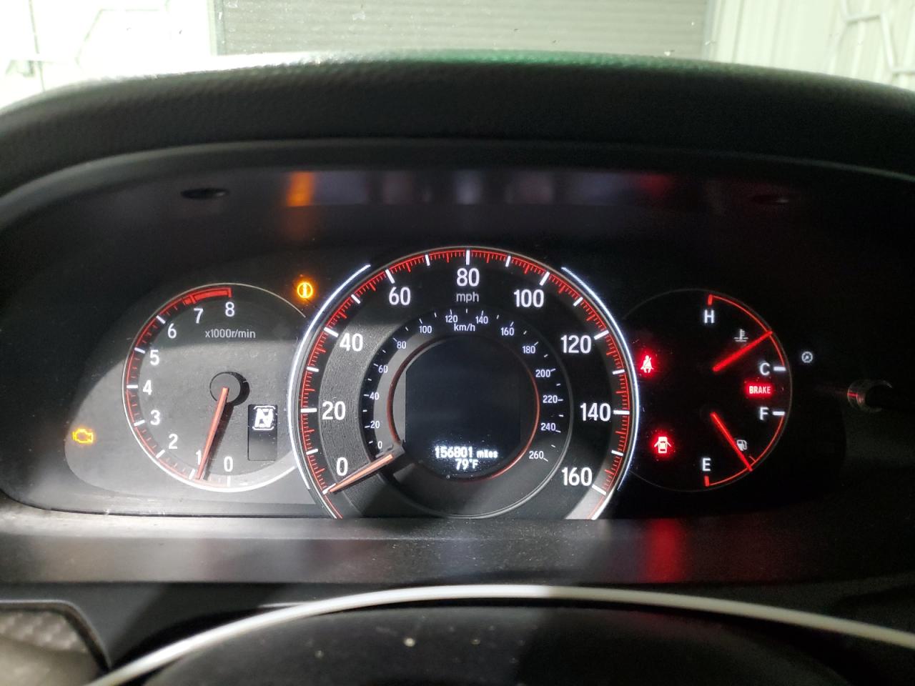 2017 Honda Accord Sport Gray vin: 1HGCR2F60HA110127 Damage: Warning Light - Engine, On, Unacceptable