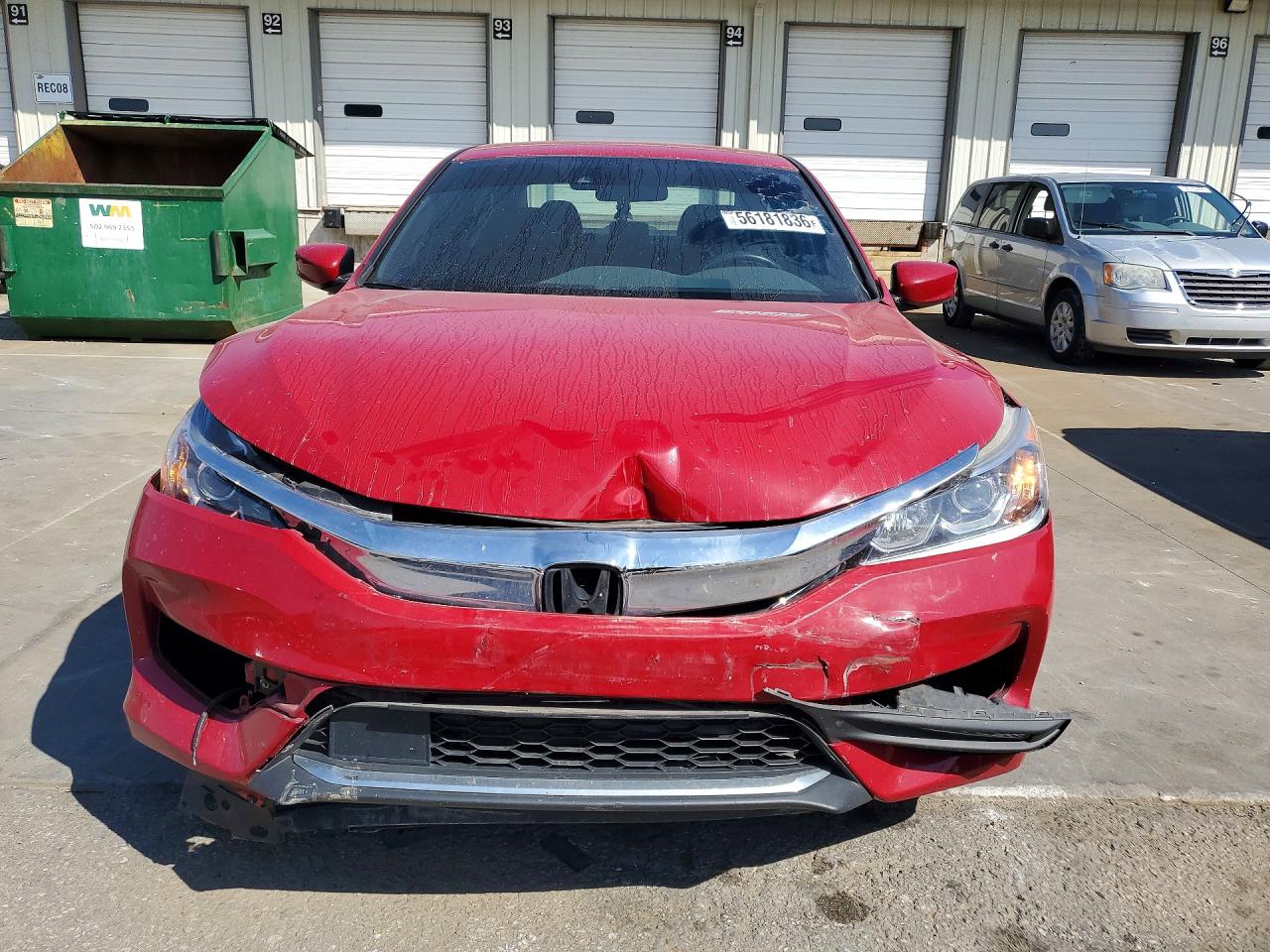 2016 Honda Accord Sport Red vin: 1HGCR2F68GA162121