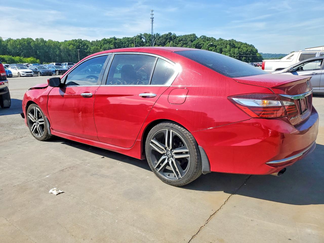 2016 Honda Accord Sport Red vin: 1HGCR2F68GA162121