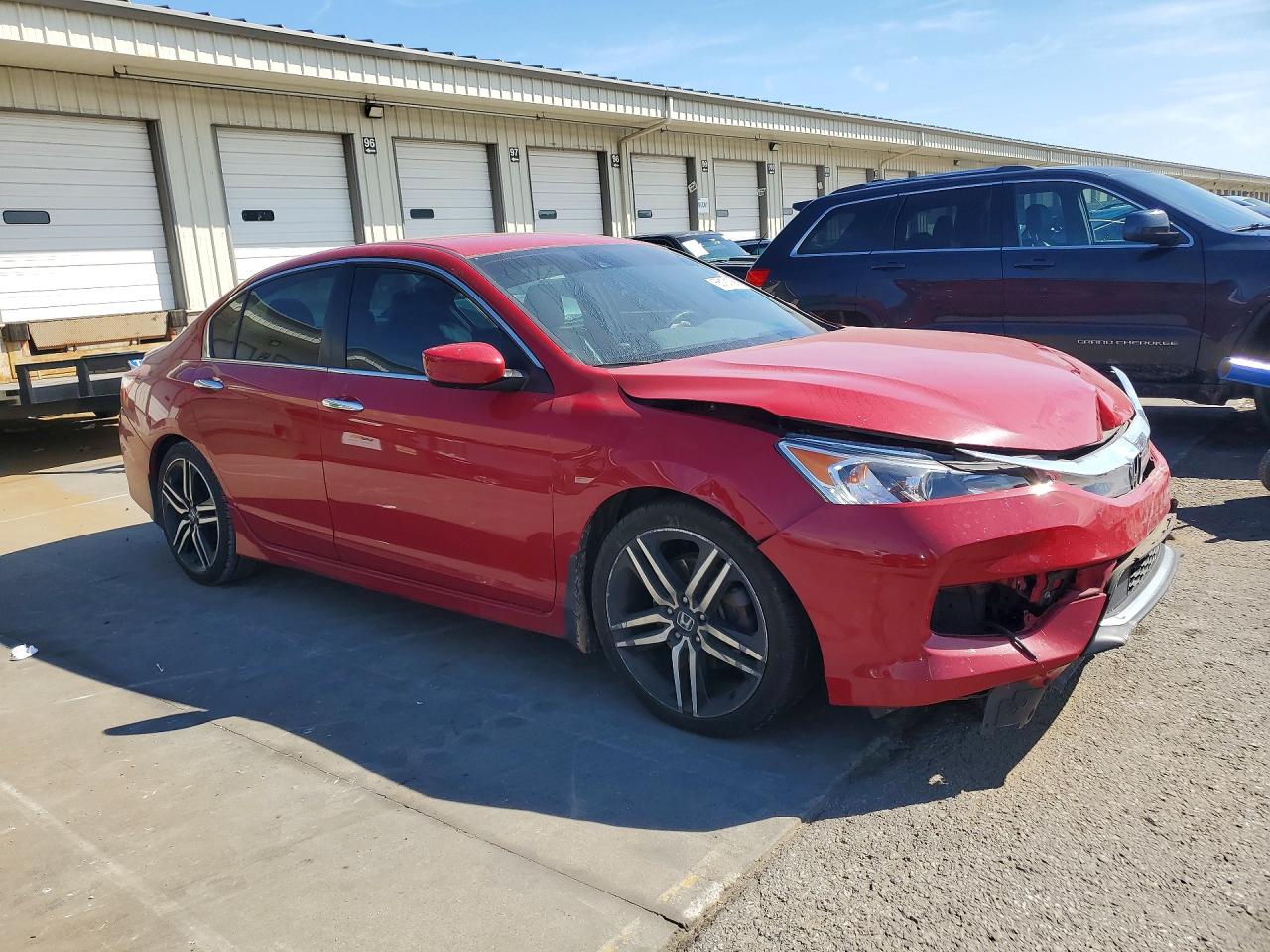 2016 Honda Accord Sport Red vin: 1HGCR2F68GA162121