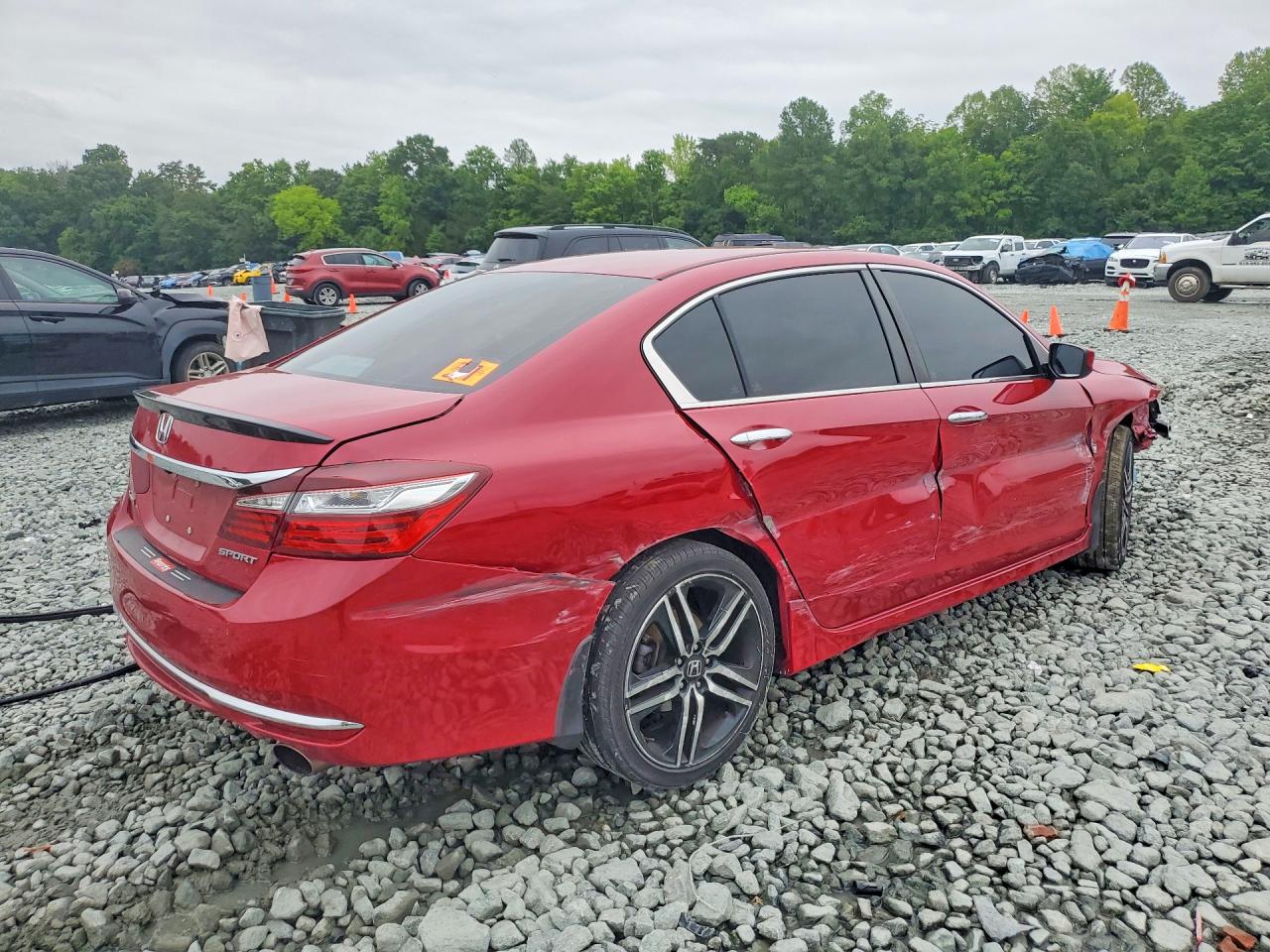 2016 Honda Accord Sport Red vin: 1HGCR2F69GA103580