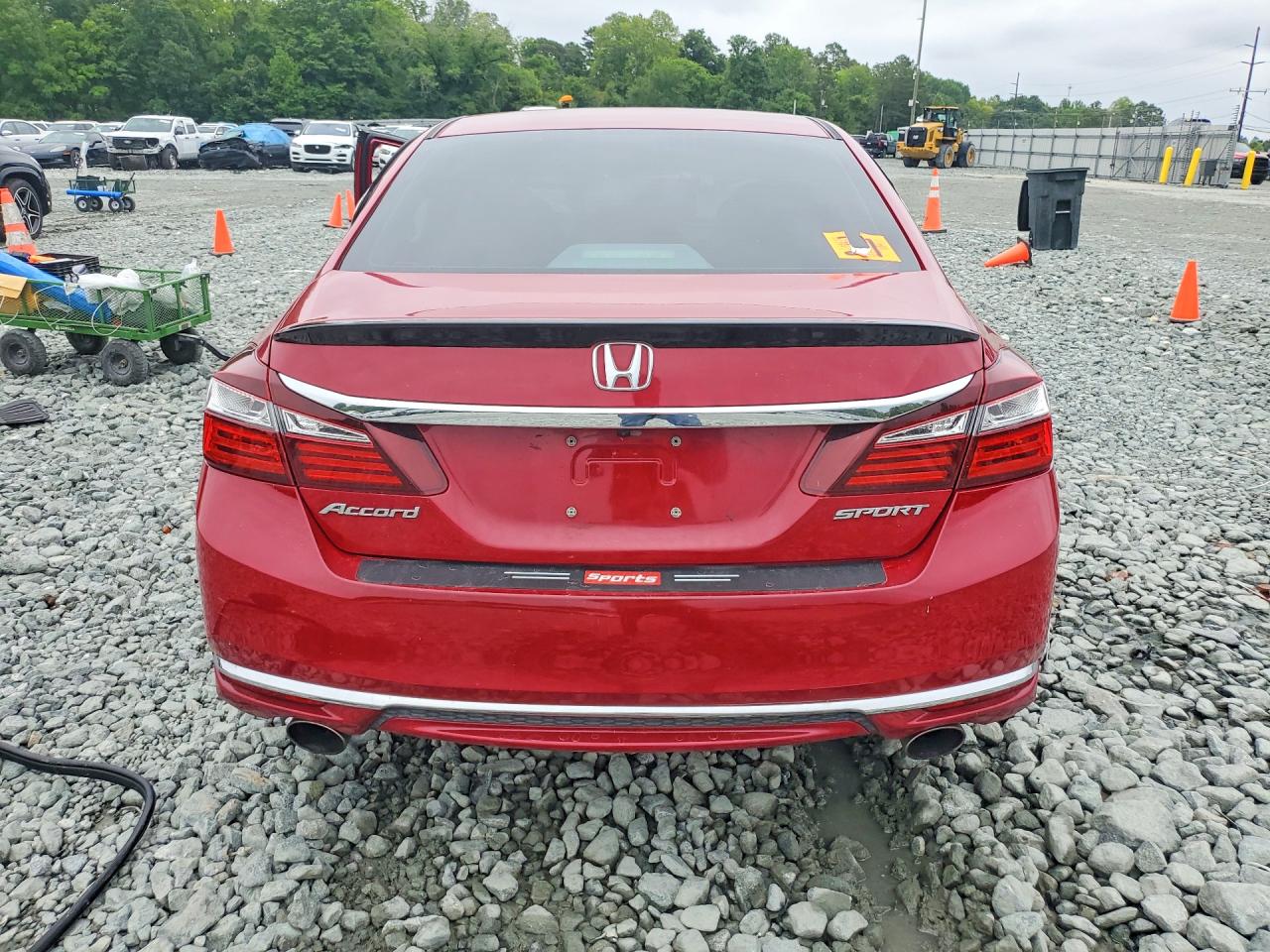 2016 Honda Accord Sport Red vin: 1HGCR2F69GA103580