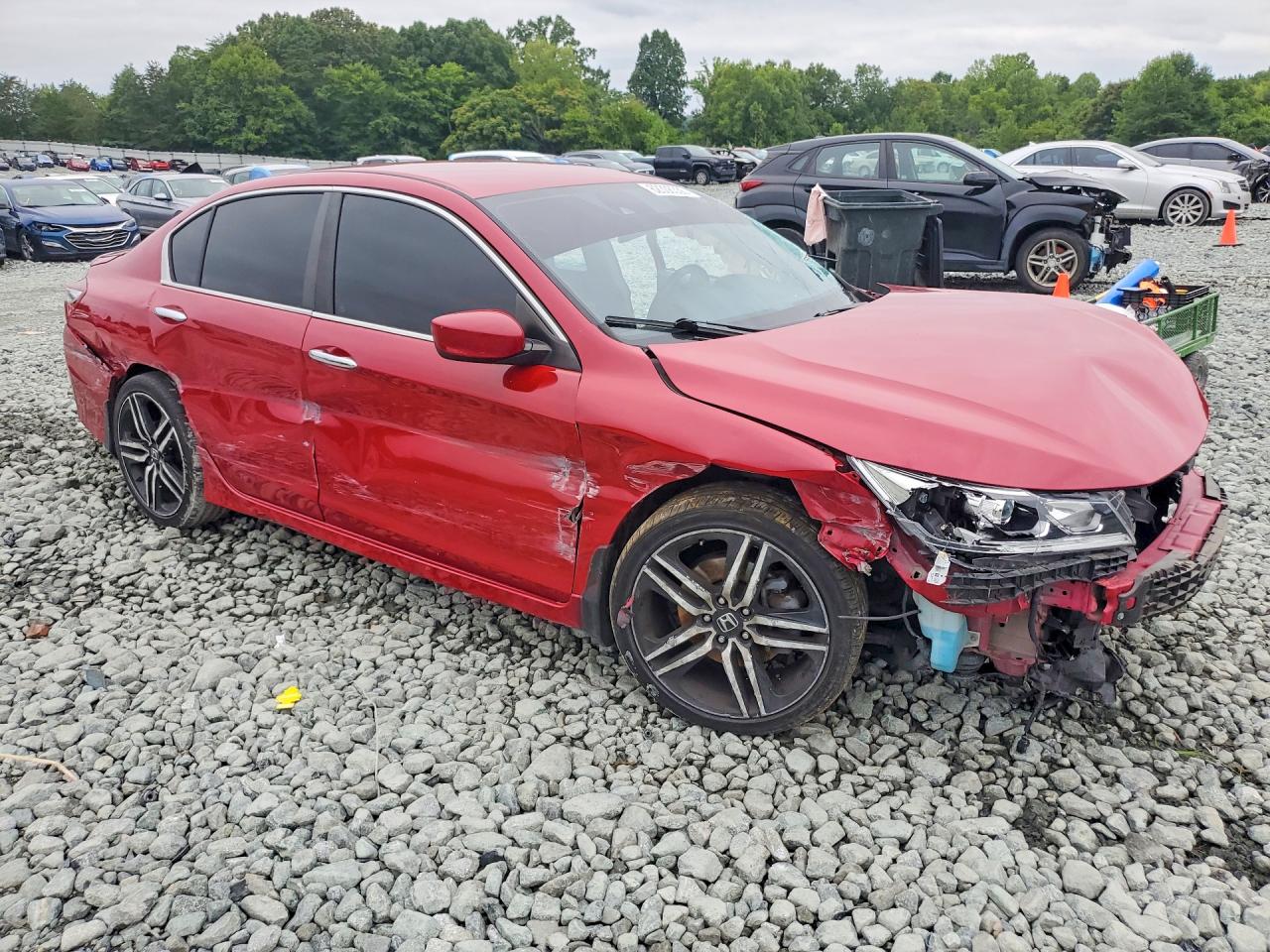 2016 Honda Accord Sport Red vin: 1HGCR2F69GA103580