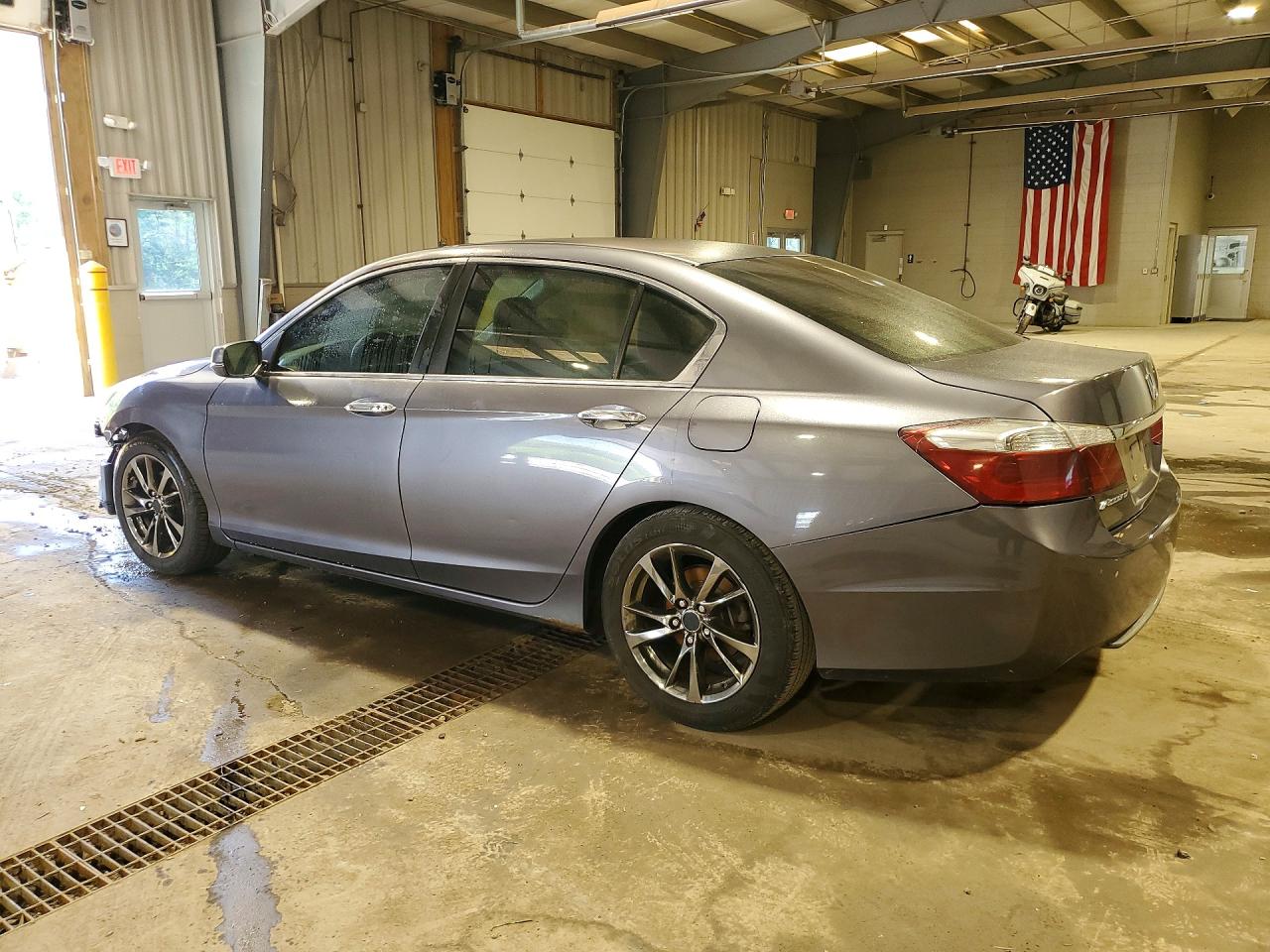 2013 Honda Accord Ex Gray vin: 1HGCR2F70DA017420