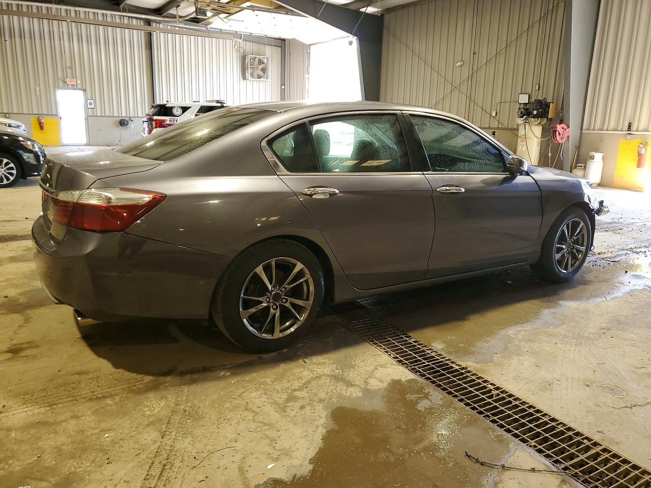 2013 Honda Accord Ex Gray vin: 1HGCR2F70DA017420