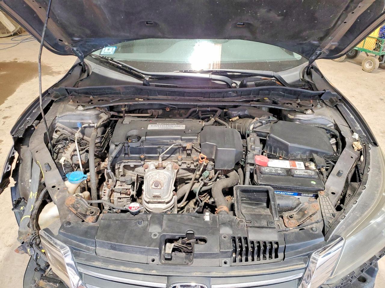 2013 Honda Accord Ex Gray vin: 1HGCR2F70DA017420