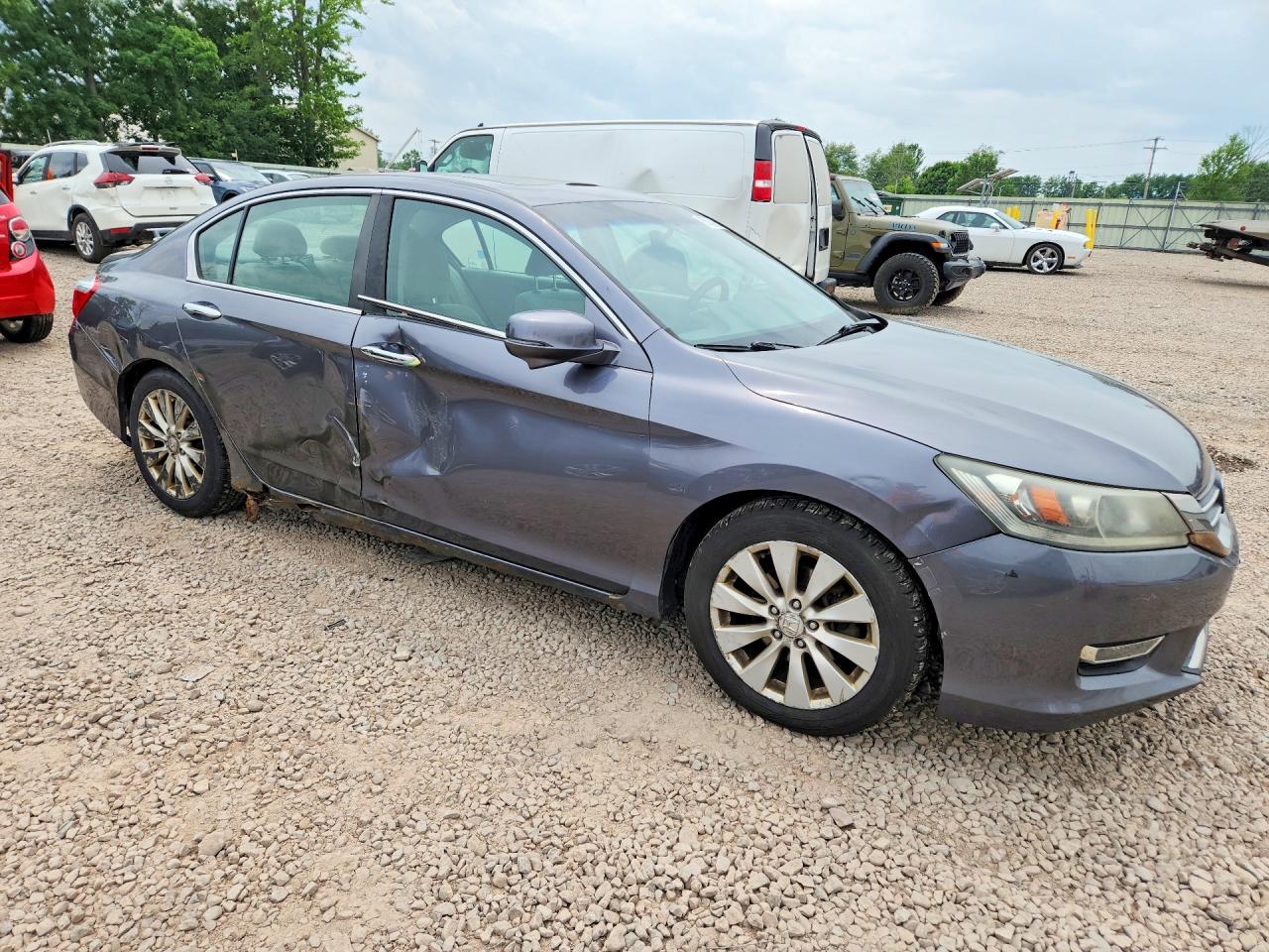2013 Honda Accord Ex Charcoal vin: 1HGCR2F70DA091873