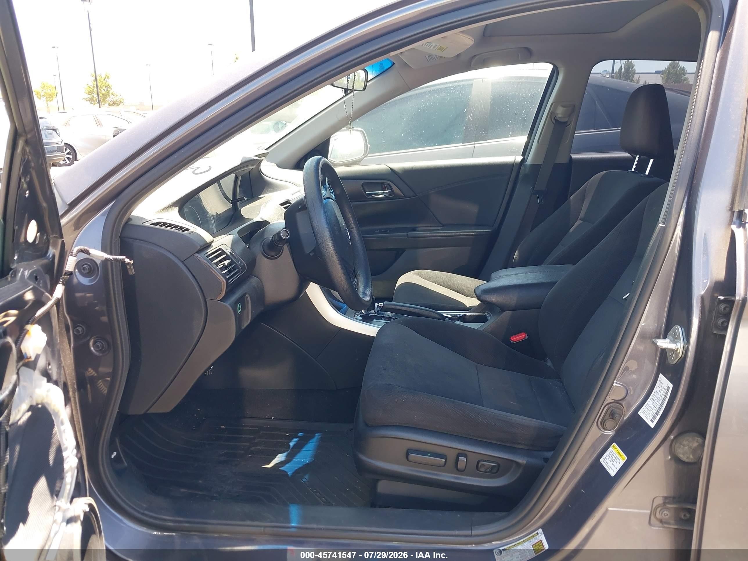 2013 Honda Accord Ex Gray vin: 1HGCR2F70DA186286
