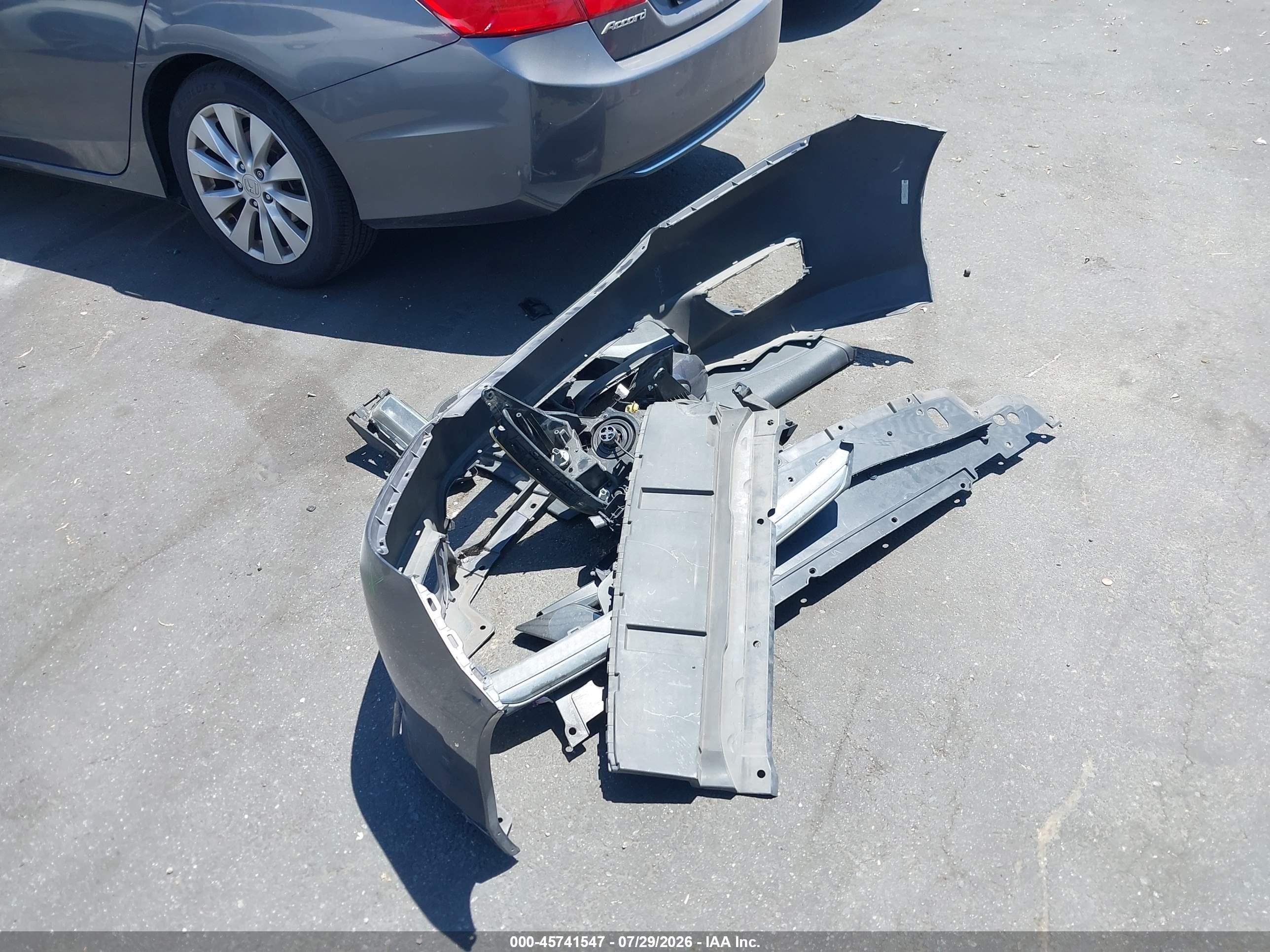 2013 Honda Accord Ex Gray vin: 1HGCR2F70DA186286