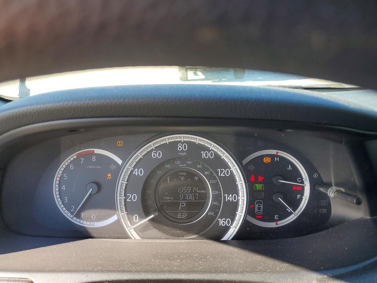 2013 Honda Accord Ex Gray vin: 1HGCR2F70DA204219