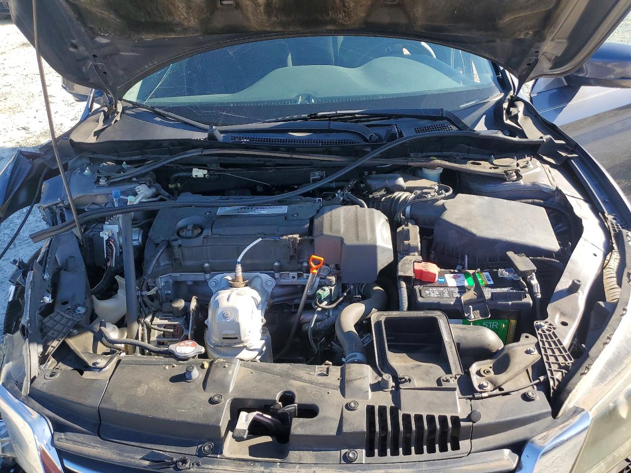 2013 Honda Accord Ex Gray vin: 1HGCR2F70DA204219