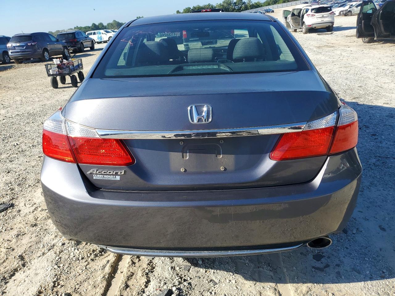 2013 Honda Accord Ex Gray vin: 1HGCR2F70DA204219