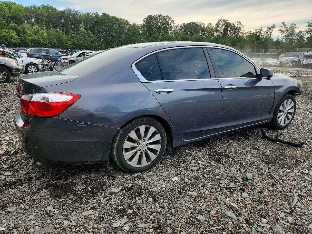 2013 Honda Accord Ex Gray vin: 1HGCR2F70DA244221