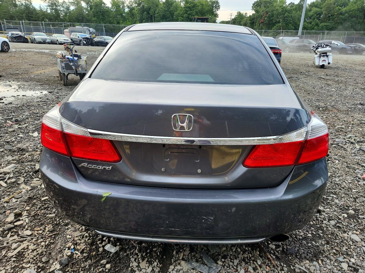 2013 Honda Accord Ex Gray vin: 1HGCR2F70DA244221