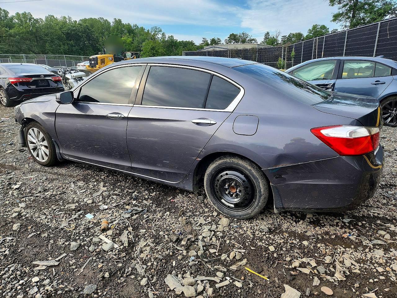 2013 Honda Accord Ex Gray vin: 1HGCR2F70DA244221